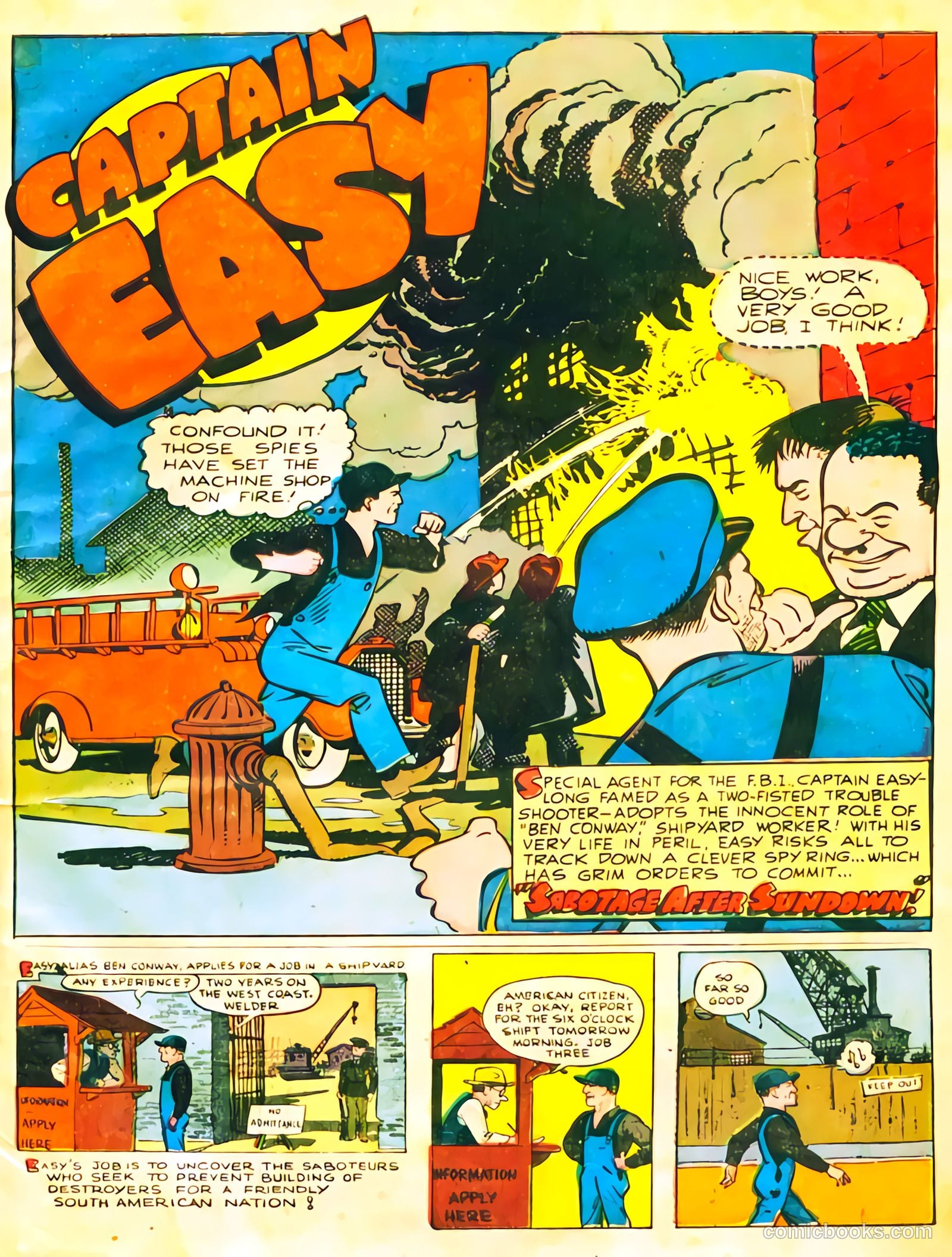 Captain Easy #17 (1950) — page 3 of 36
