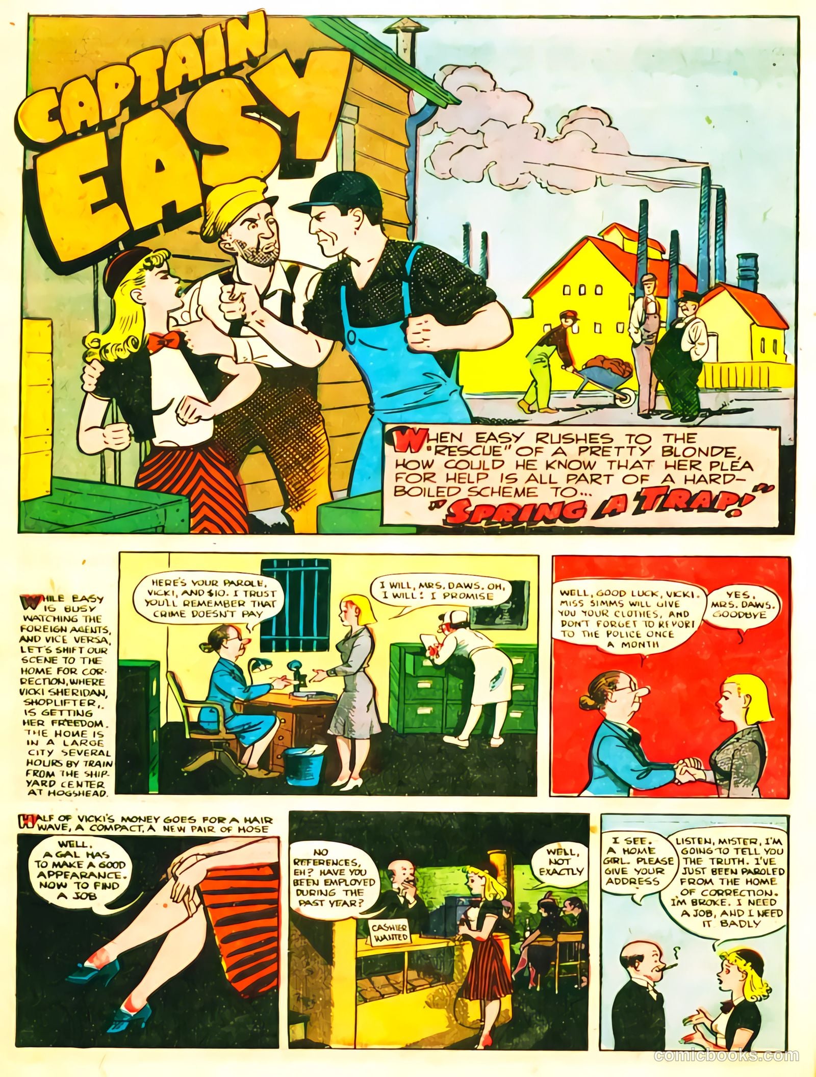 Captain Easy #17 (1950) — page 10 of 36