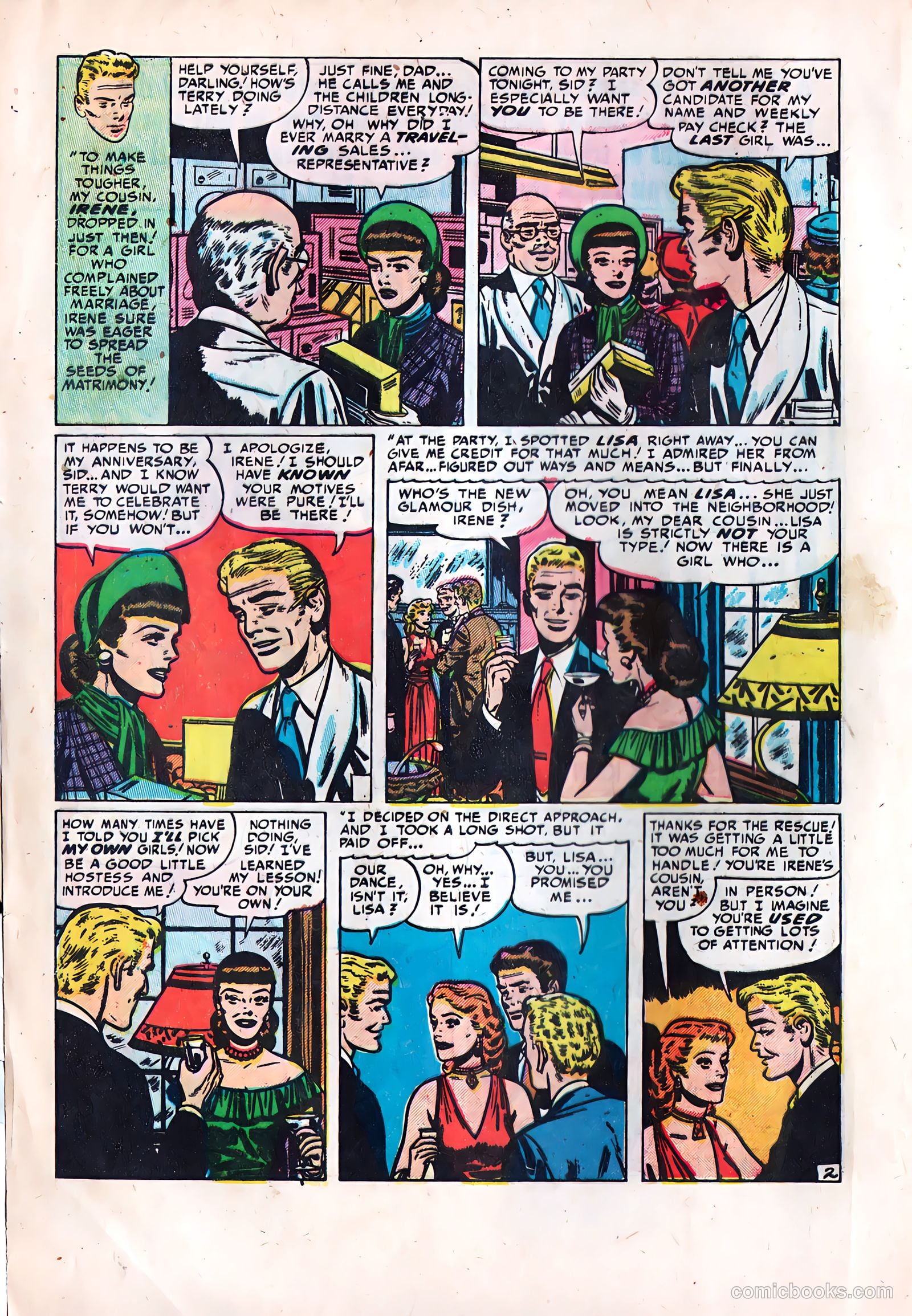 Young Brides #1 (1952) — page 4 of 36