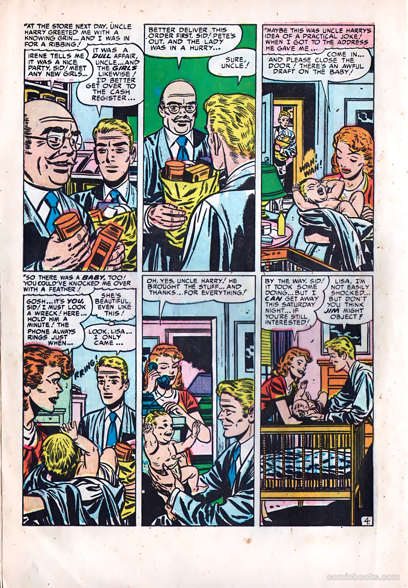 Young Brides #1 (1952) — page 6 of 36