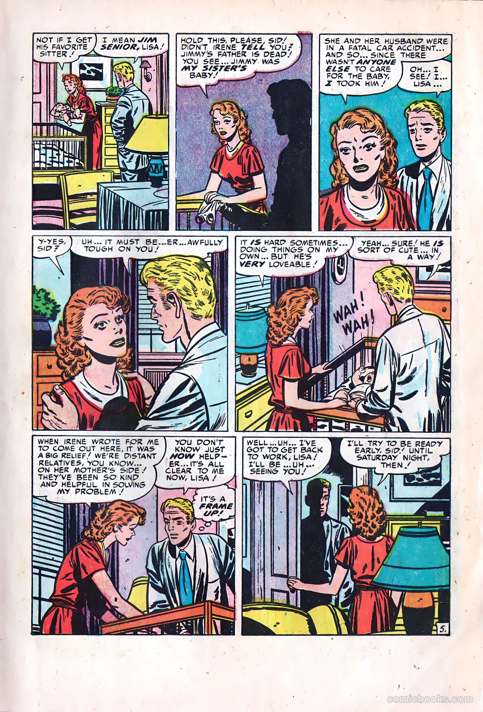 Young Brides #1 (1952) — page 7 of 36