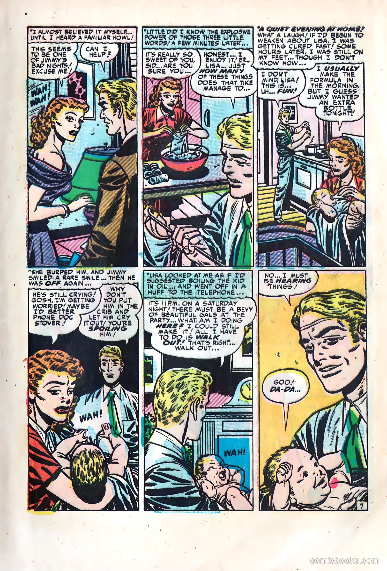 Young Brides #1 (1952) — page 9 of 36