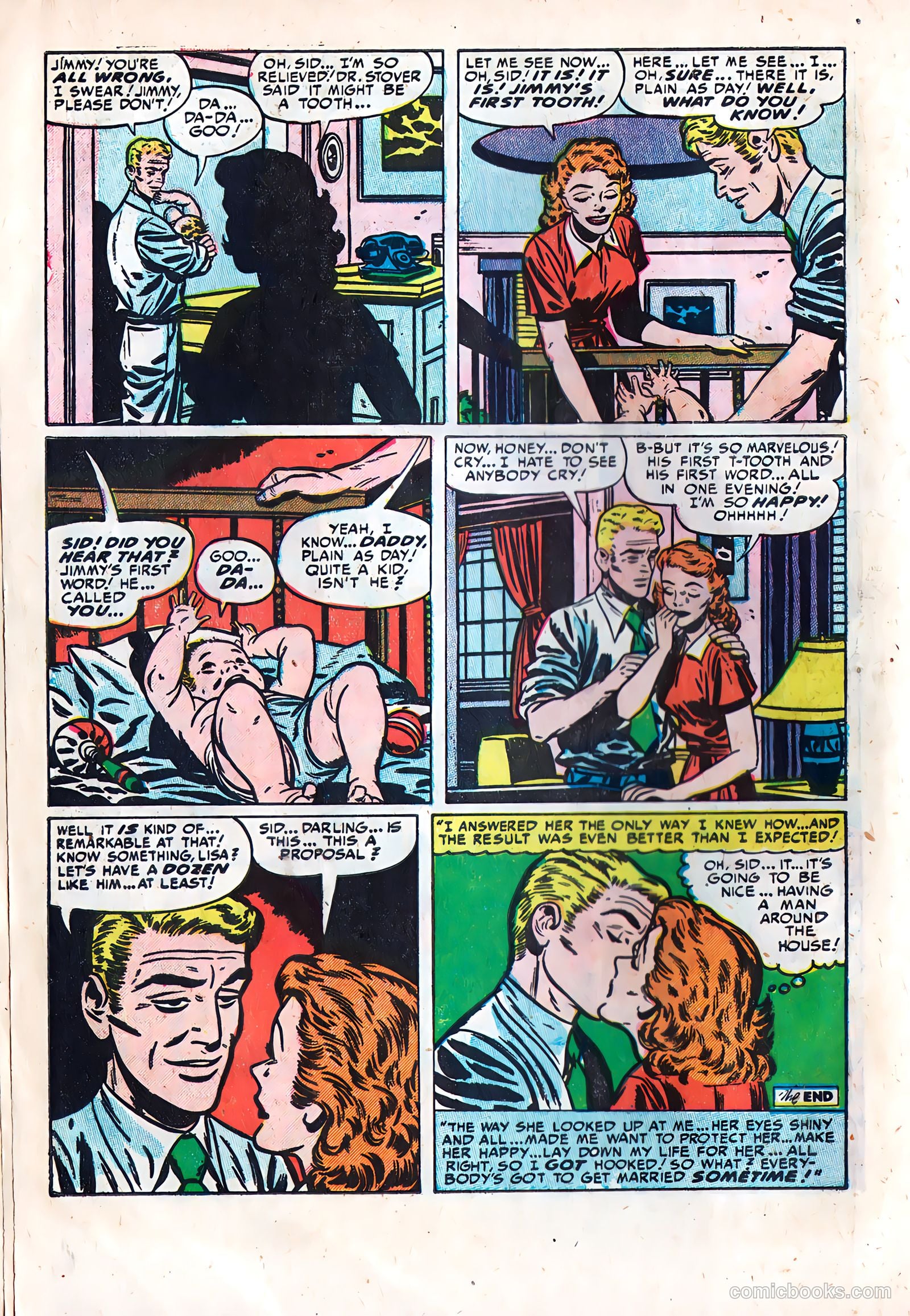 Young Brides #1 (1952) — page 10 of 36