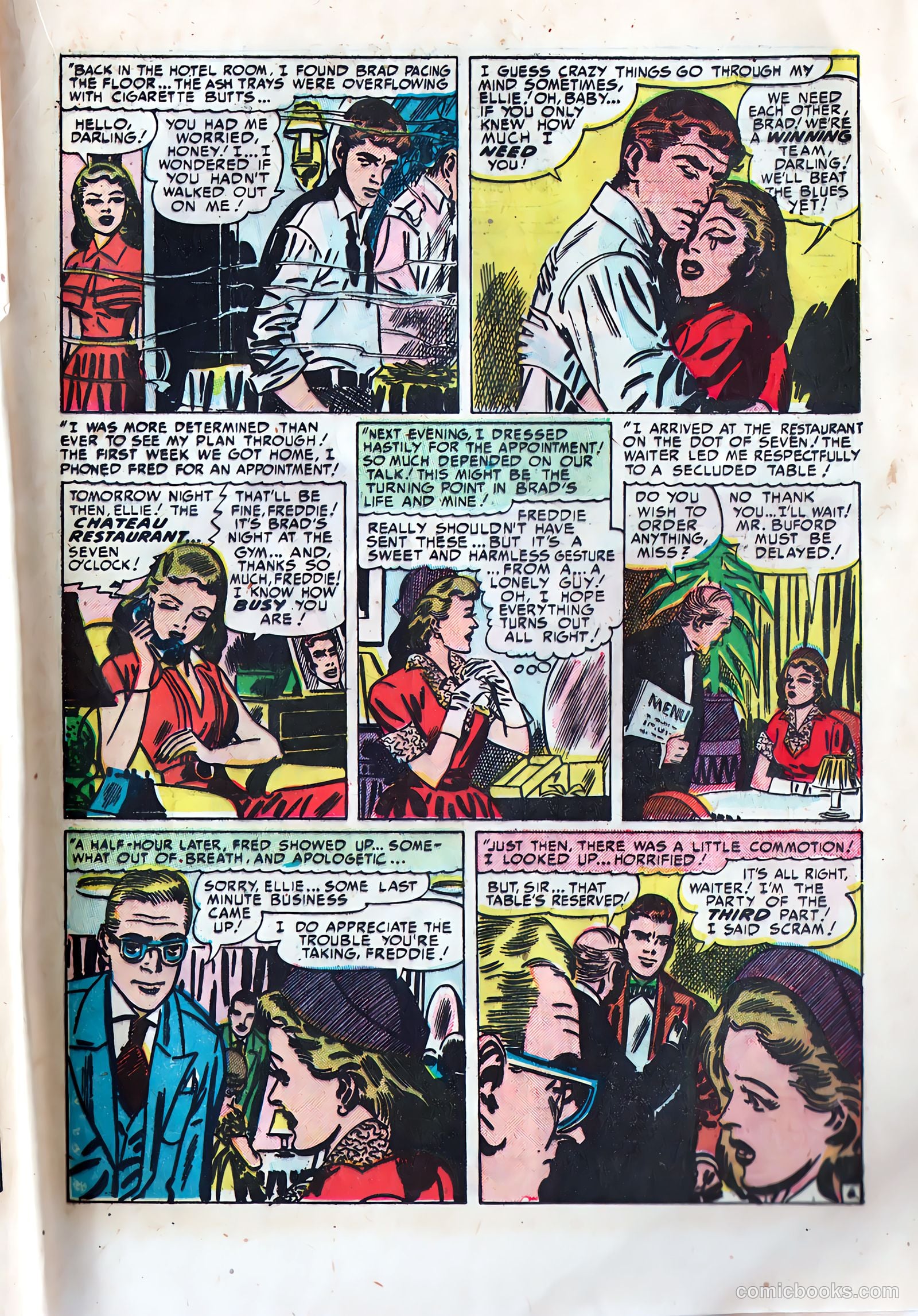 Young Brides #1 (1952) — page 21 of 36