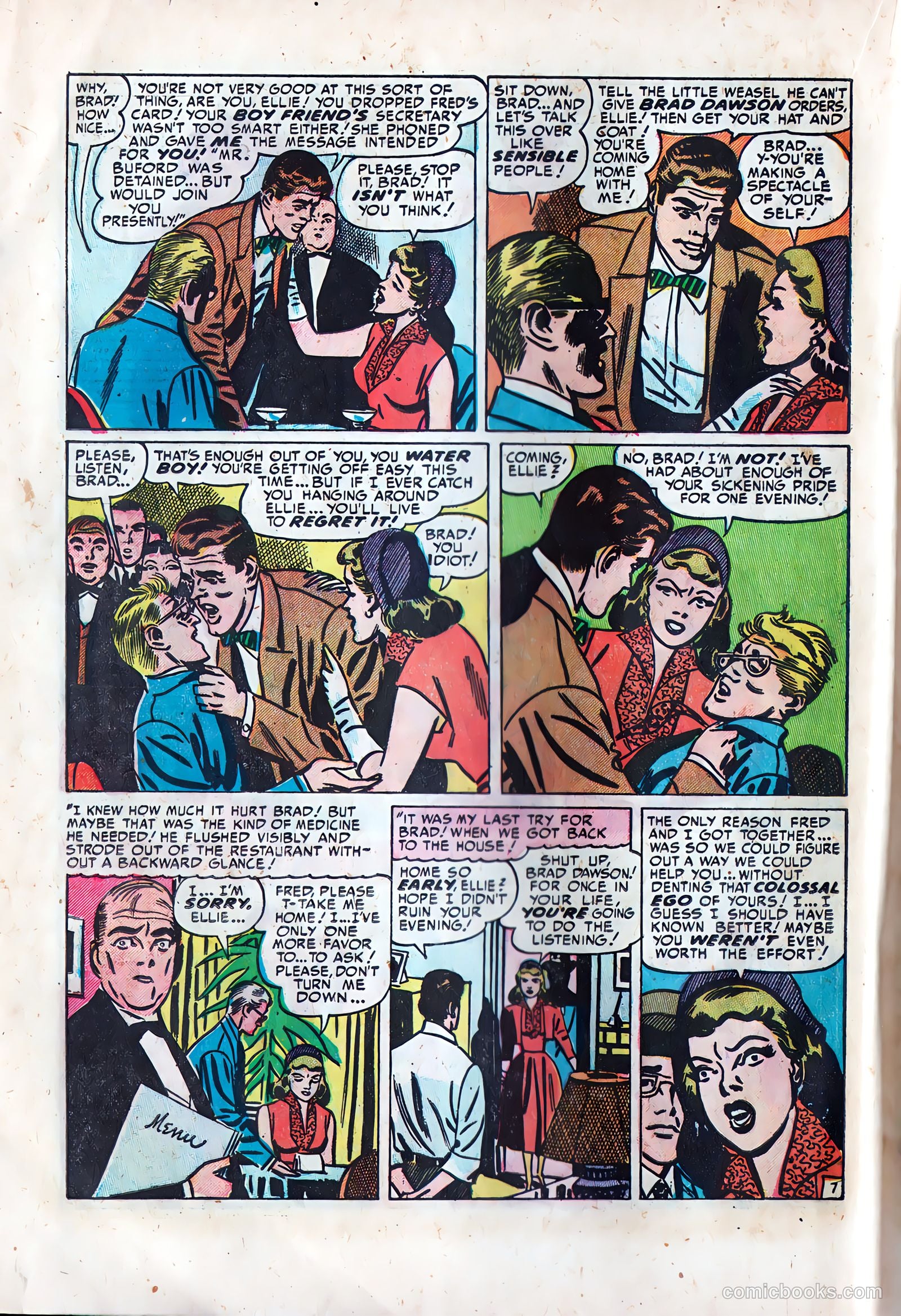 Young Brides #1 (1952) — page 22 of 36