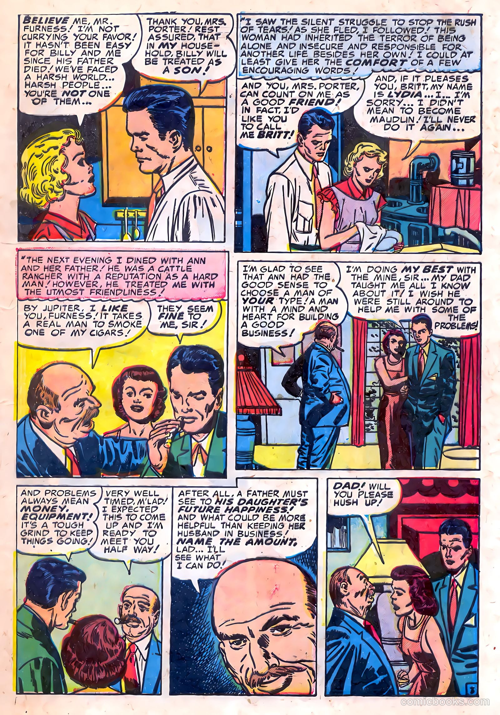 Young Brides #9 (1952) — page 29 of 36