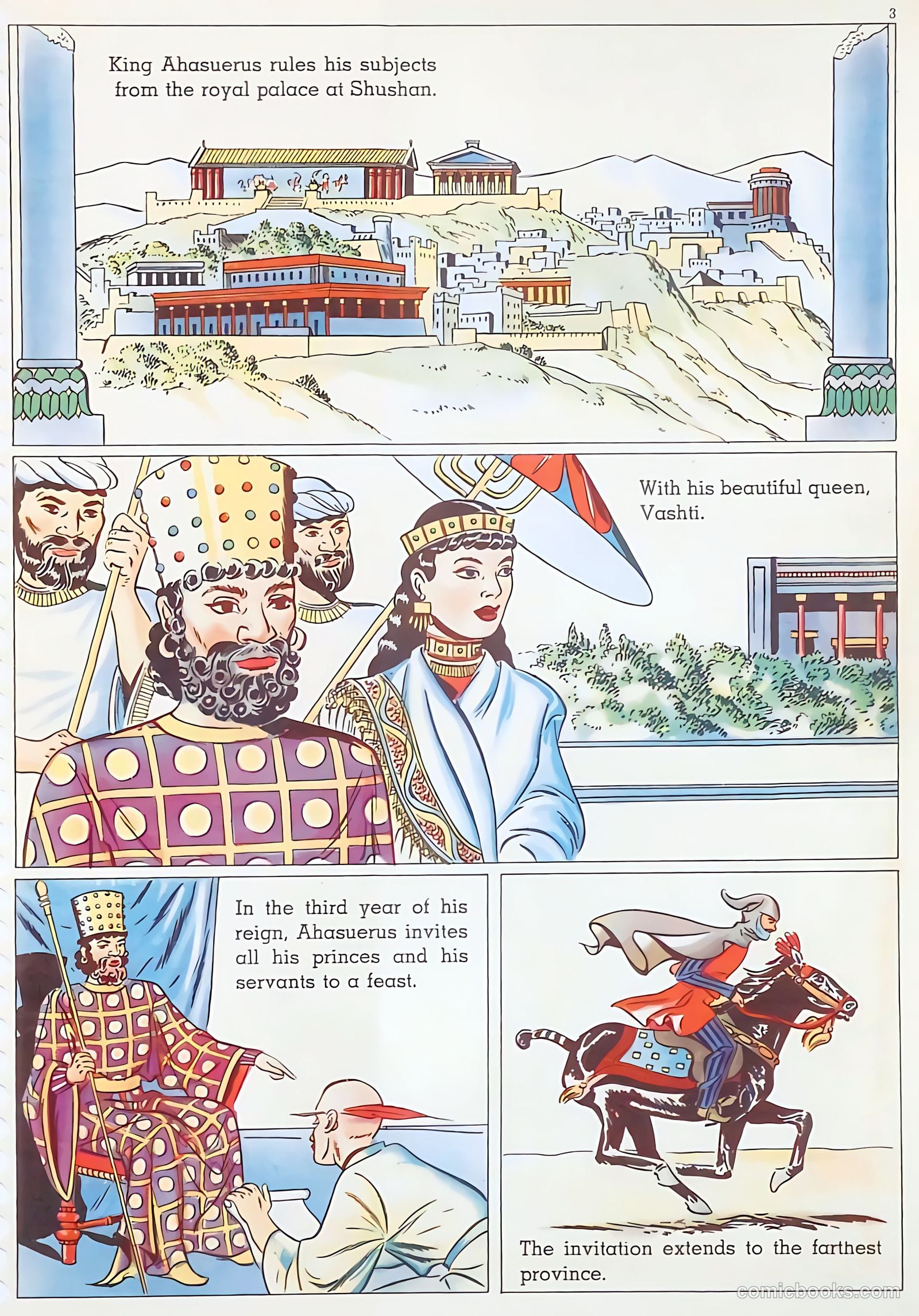 The Life of Esther Visualized #nn (1947) — page 3 of 48