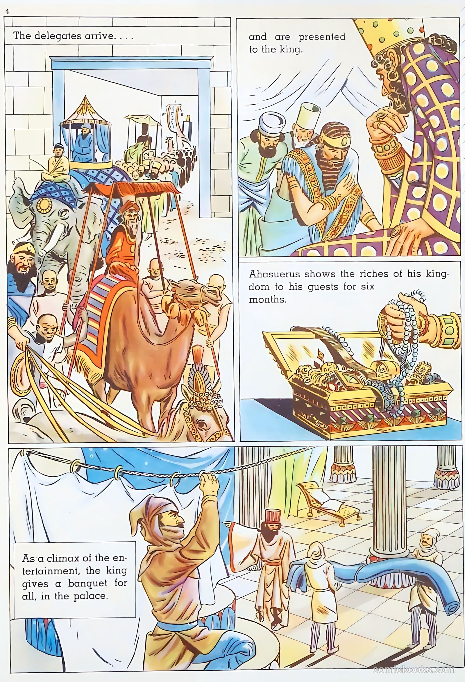 The Life of Esther Visualized #nn (1947) — page 4 of 48