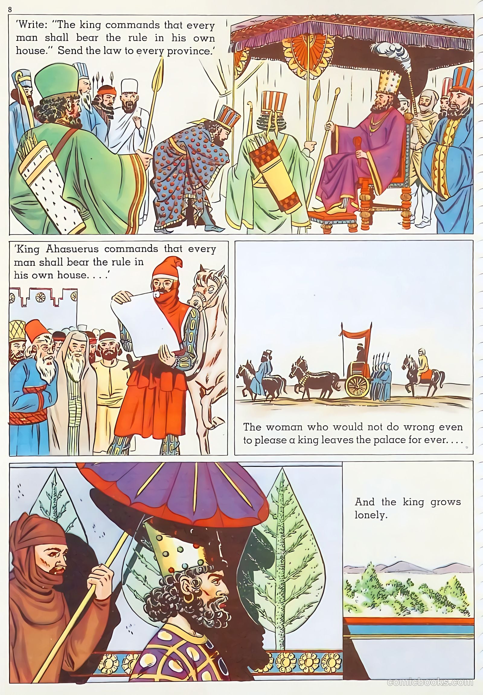 The Life of Esther Visualized #nn (1947) — page 9 of 48