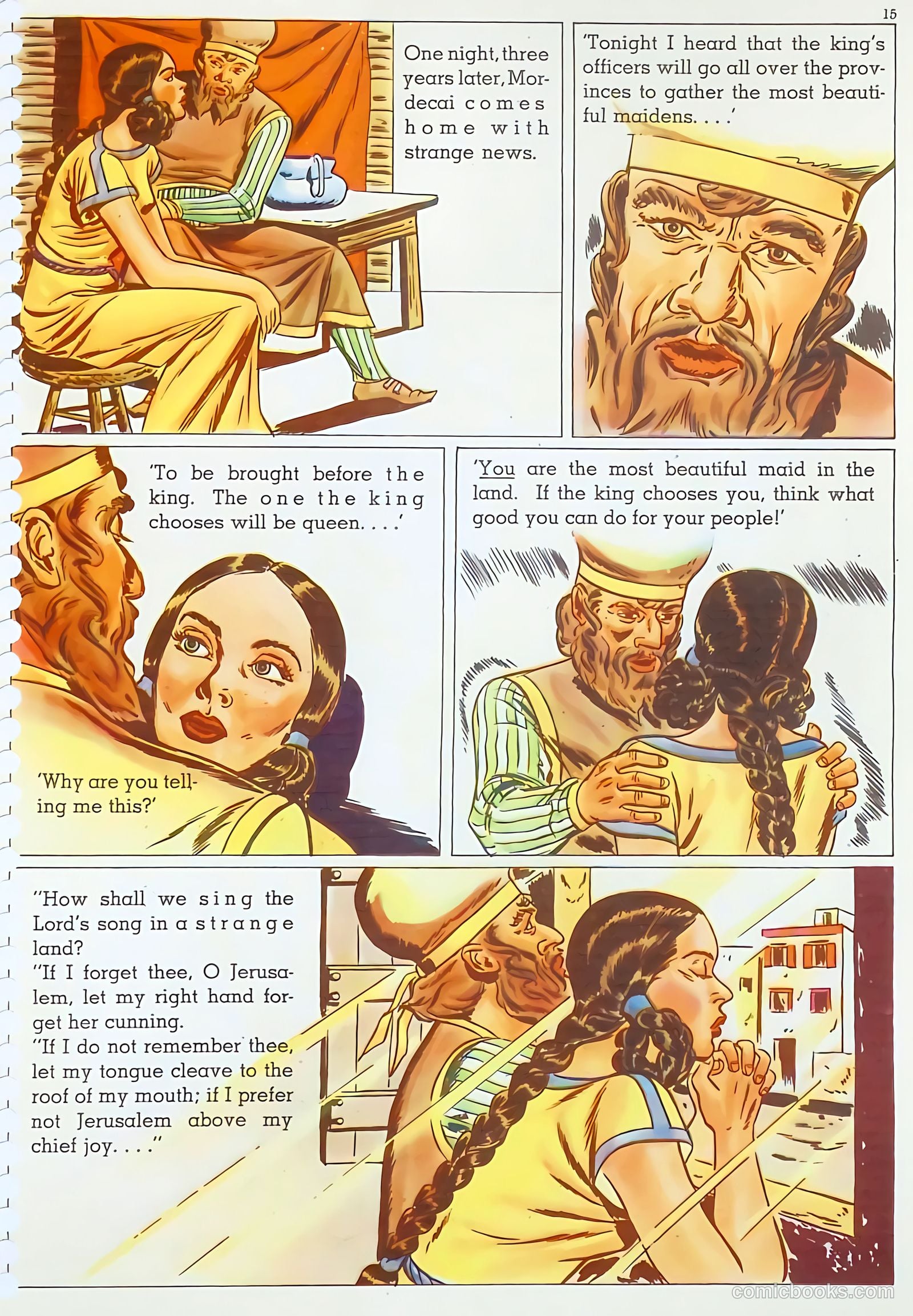 The Life of Esther Visualized #nn (1947) — page 16 of 48
