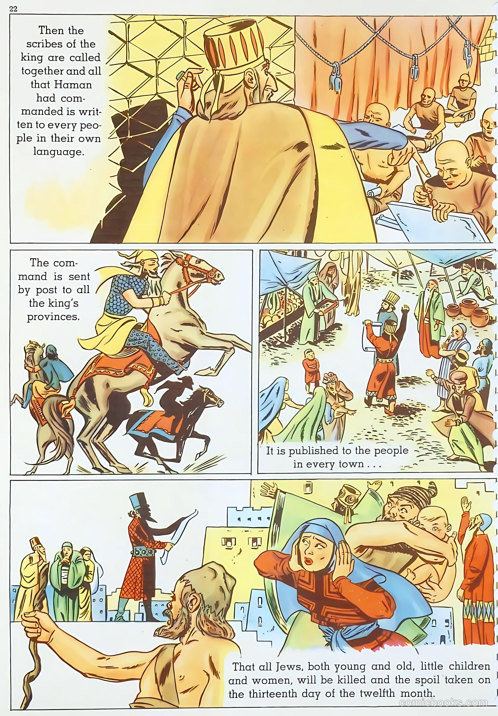 The Life of Esther Visualized #nn (1947) — page 23 of 48