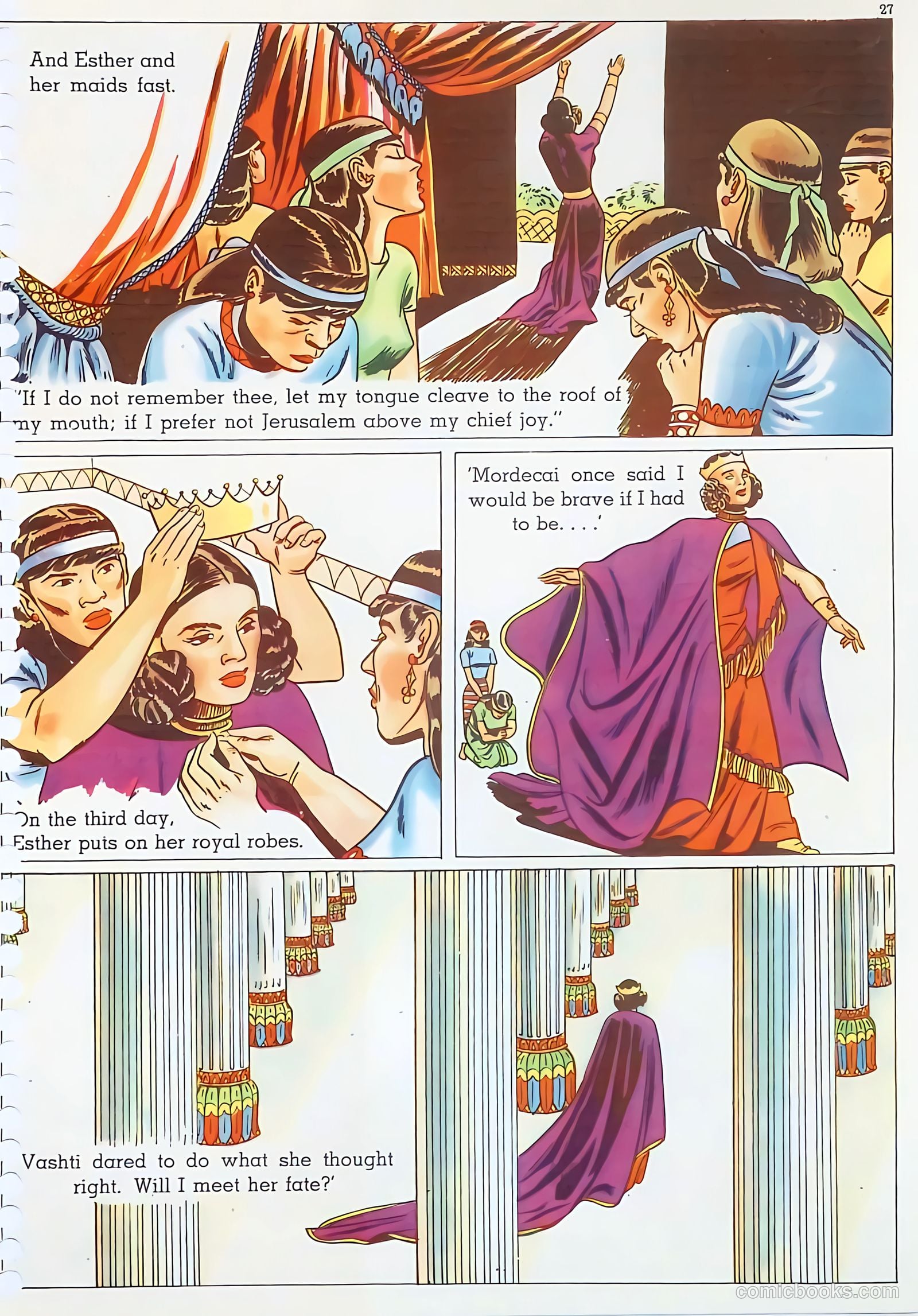 The Life of Esther Visualized #nn (1947) — page 28 of 48