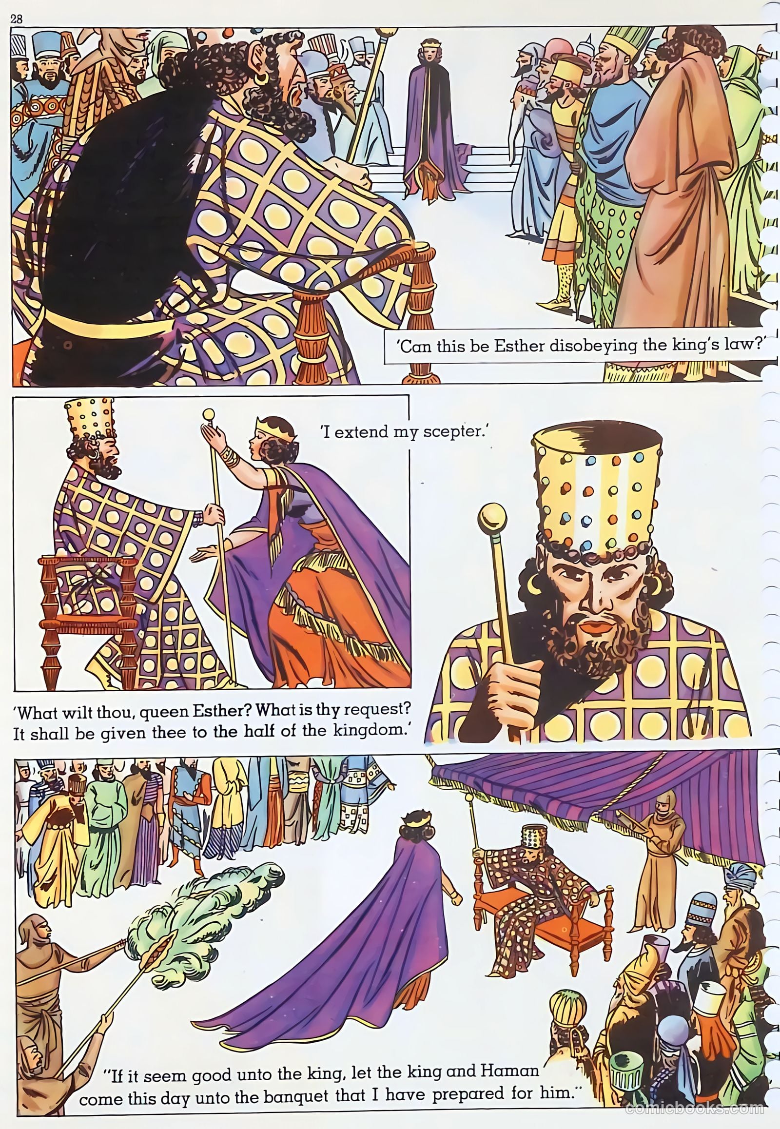 The Life of Esther Visualized #nn (1947) — page 29 of 48