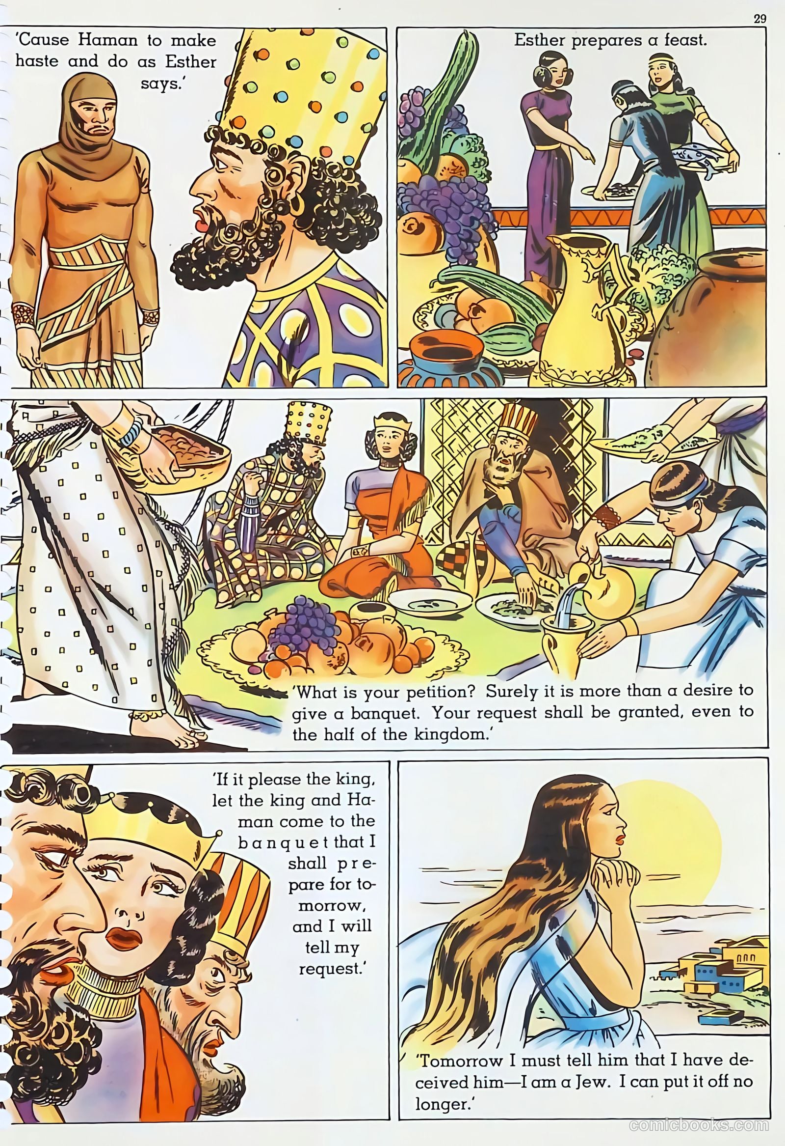 The Life of Esther Visualized #nn (1947) — page 30 of 48
