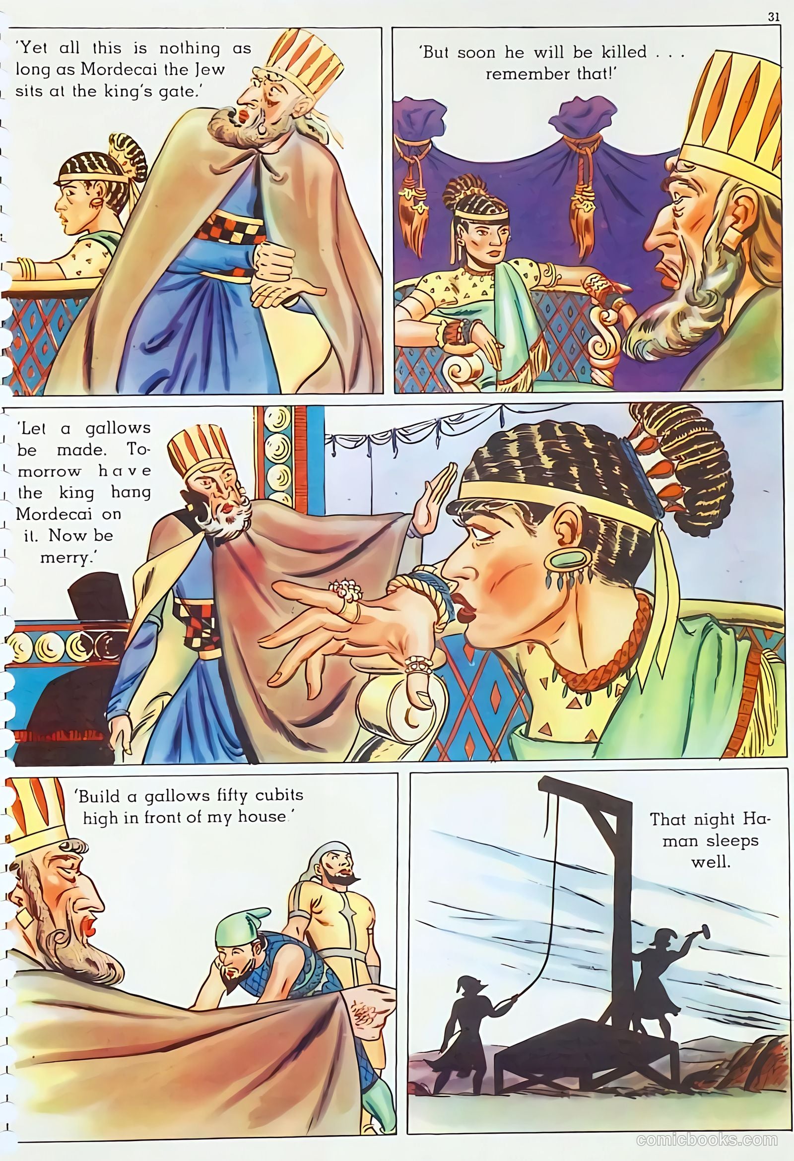 The Life of Esther Visualized #nn (1947) — page 32 of 48