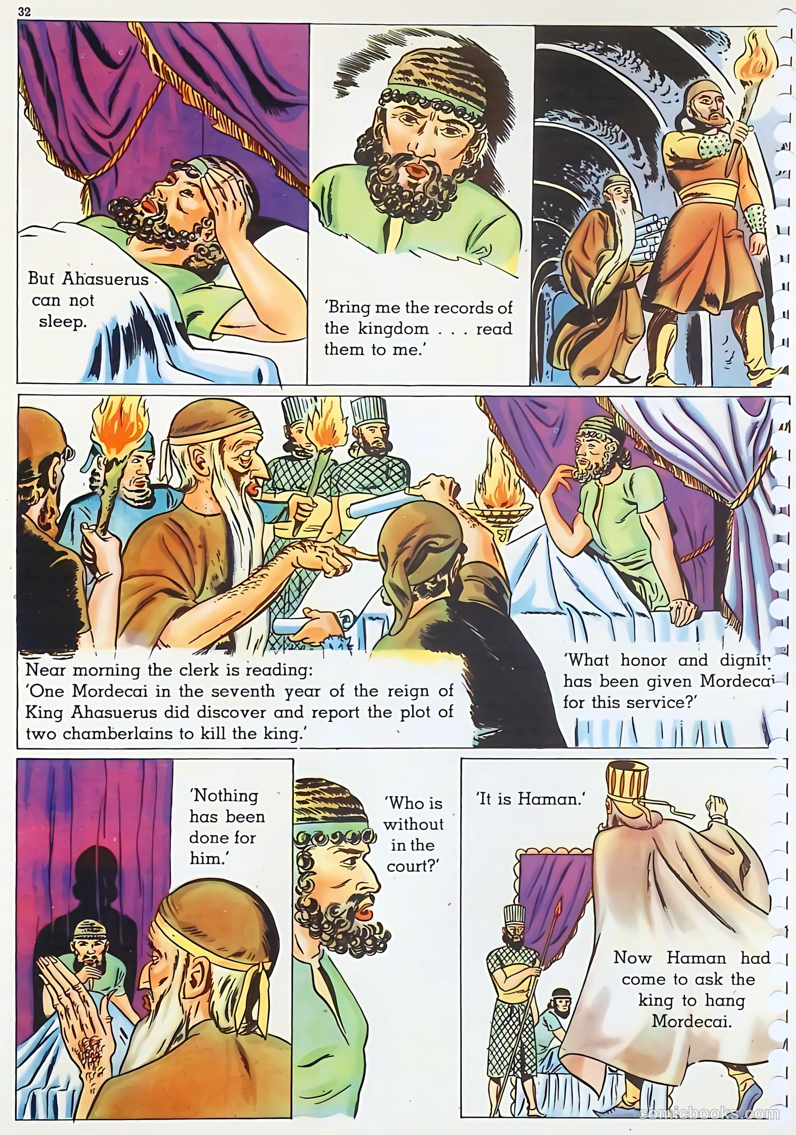 The Life of Esther Visualized #nn (1947) — page 33 of 48