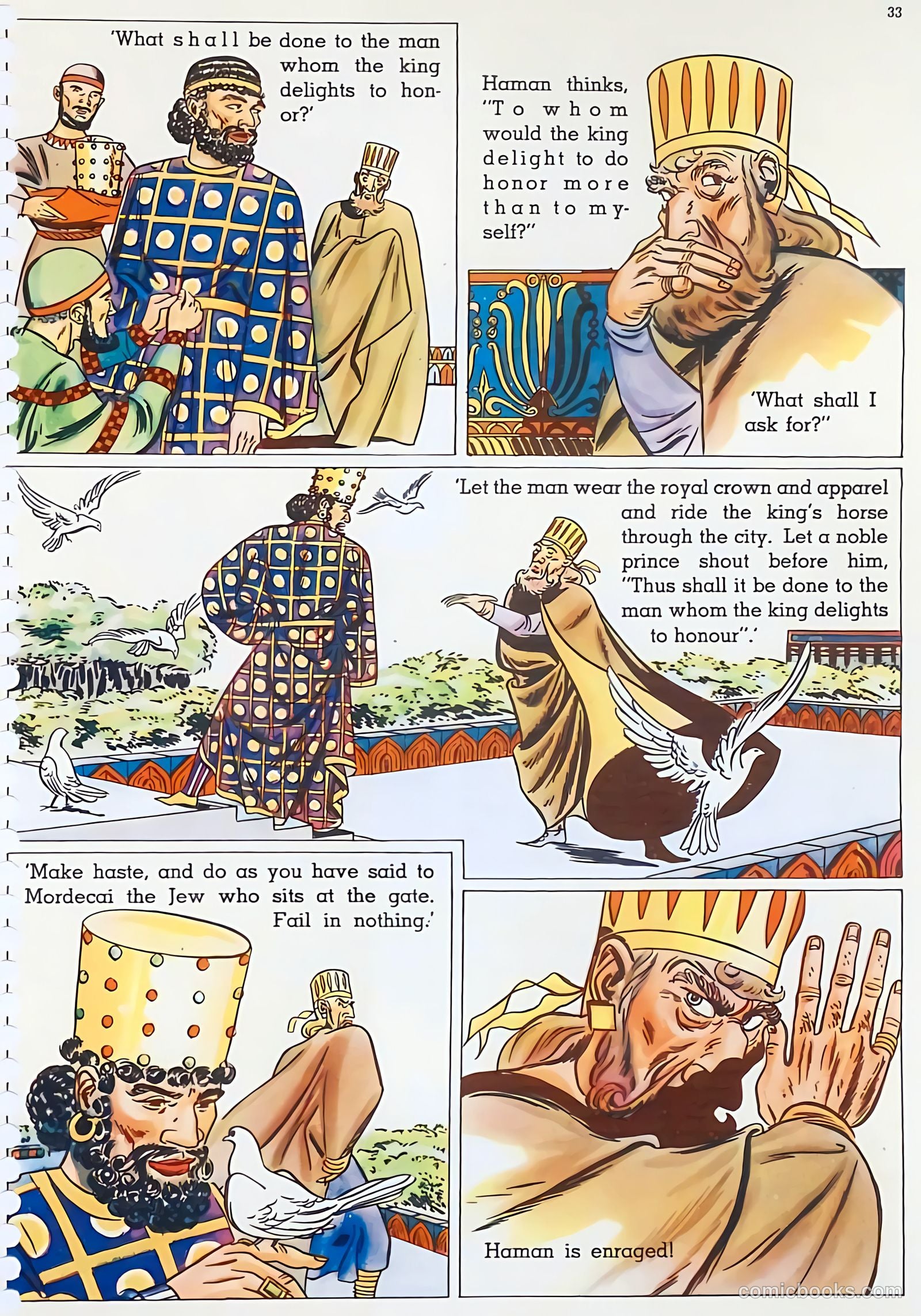 The Life of Esther Visualized #nn (1947) — page 34 of 48