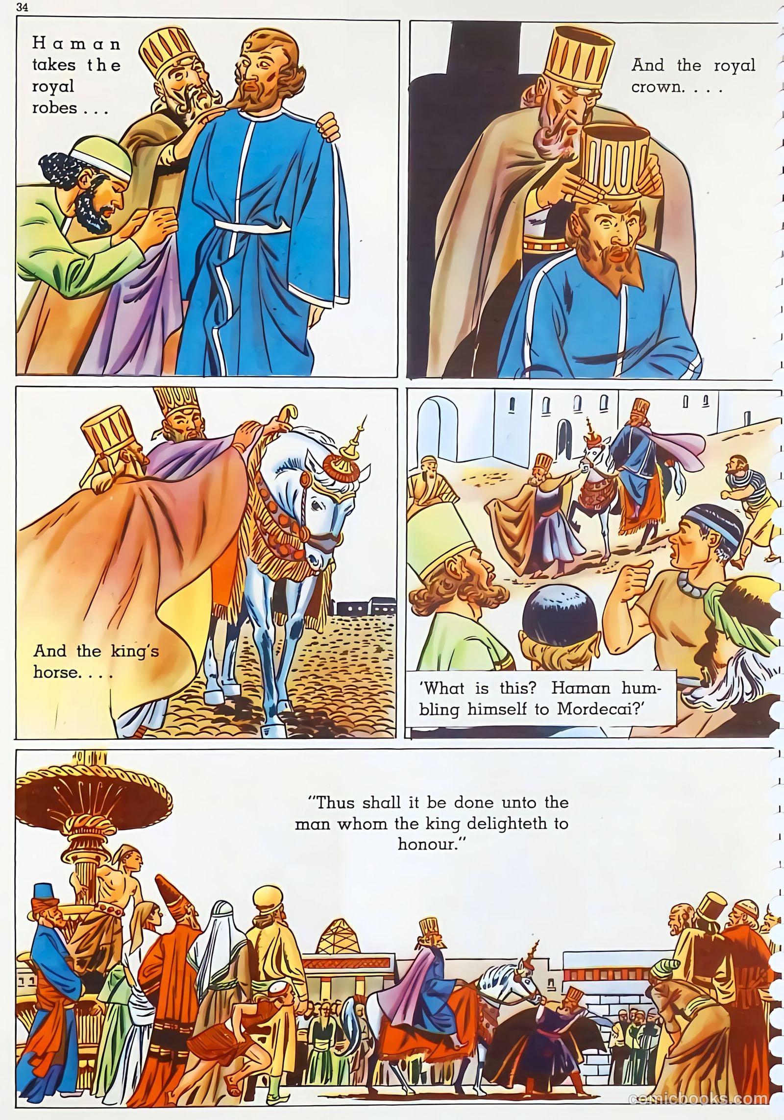 The Life of Esther Visualized #nn (1947) — page 35 of 48