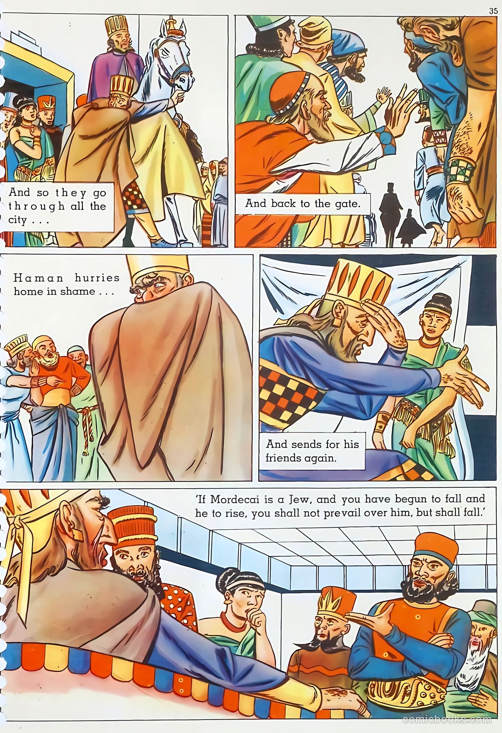 The Life of Esther Visualized #nn (1947) — page 36 of 48