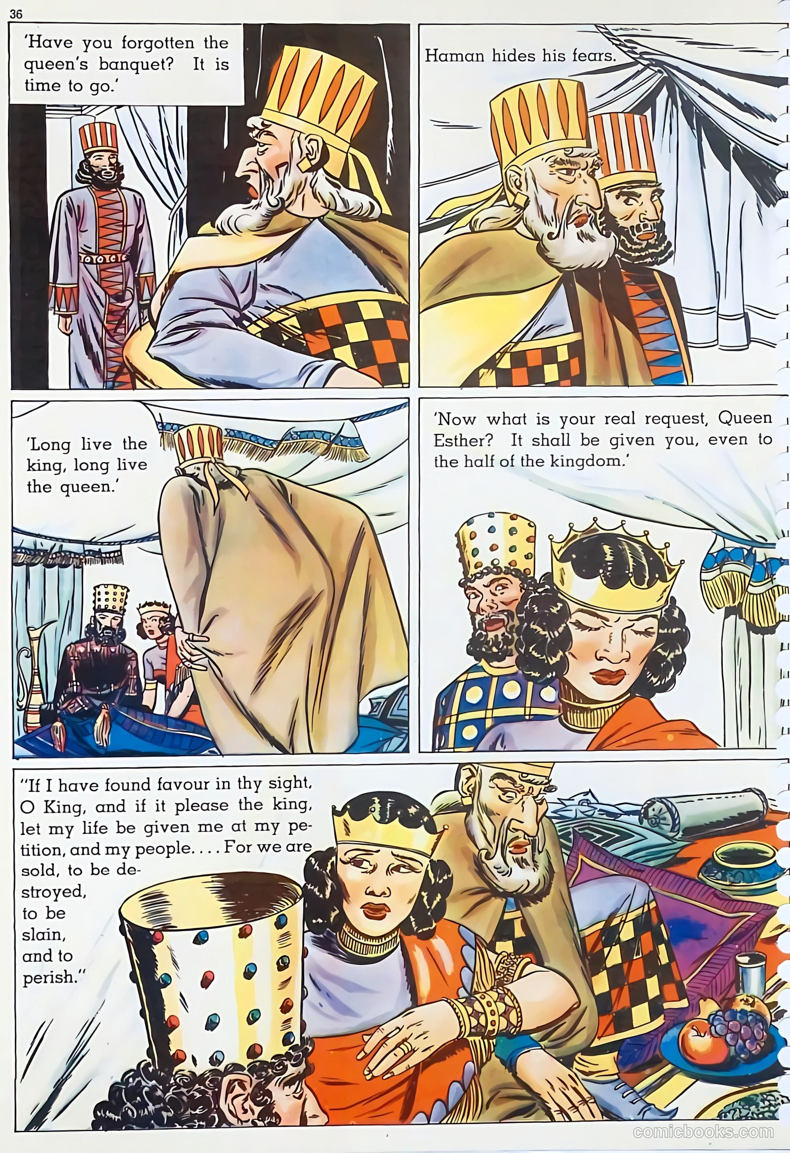 The Life of Esther Visualized #nn (1947) — page 37 of 48