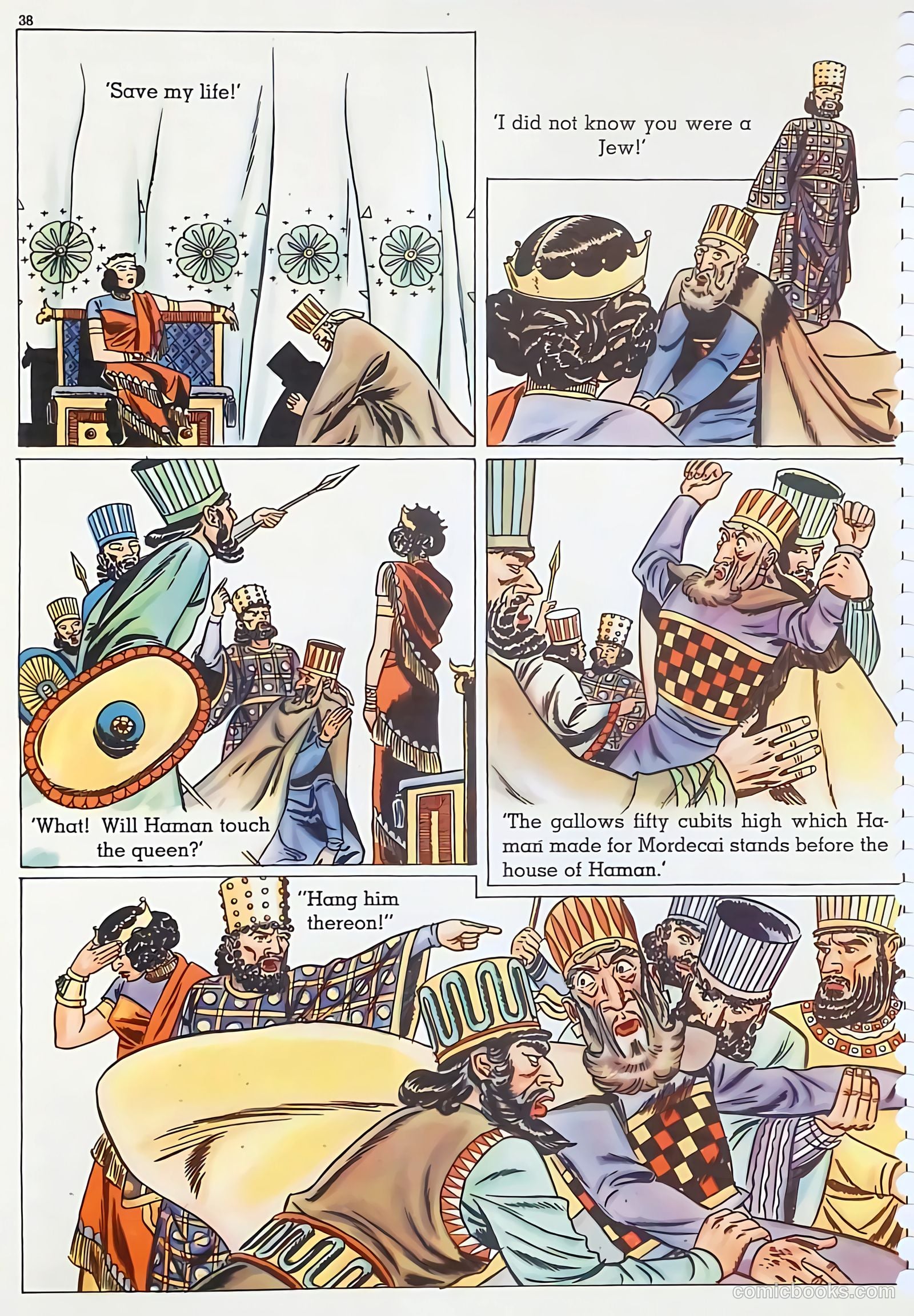 The Life of Esther Visualized #nn (1947) — page 39 of 48
