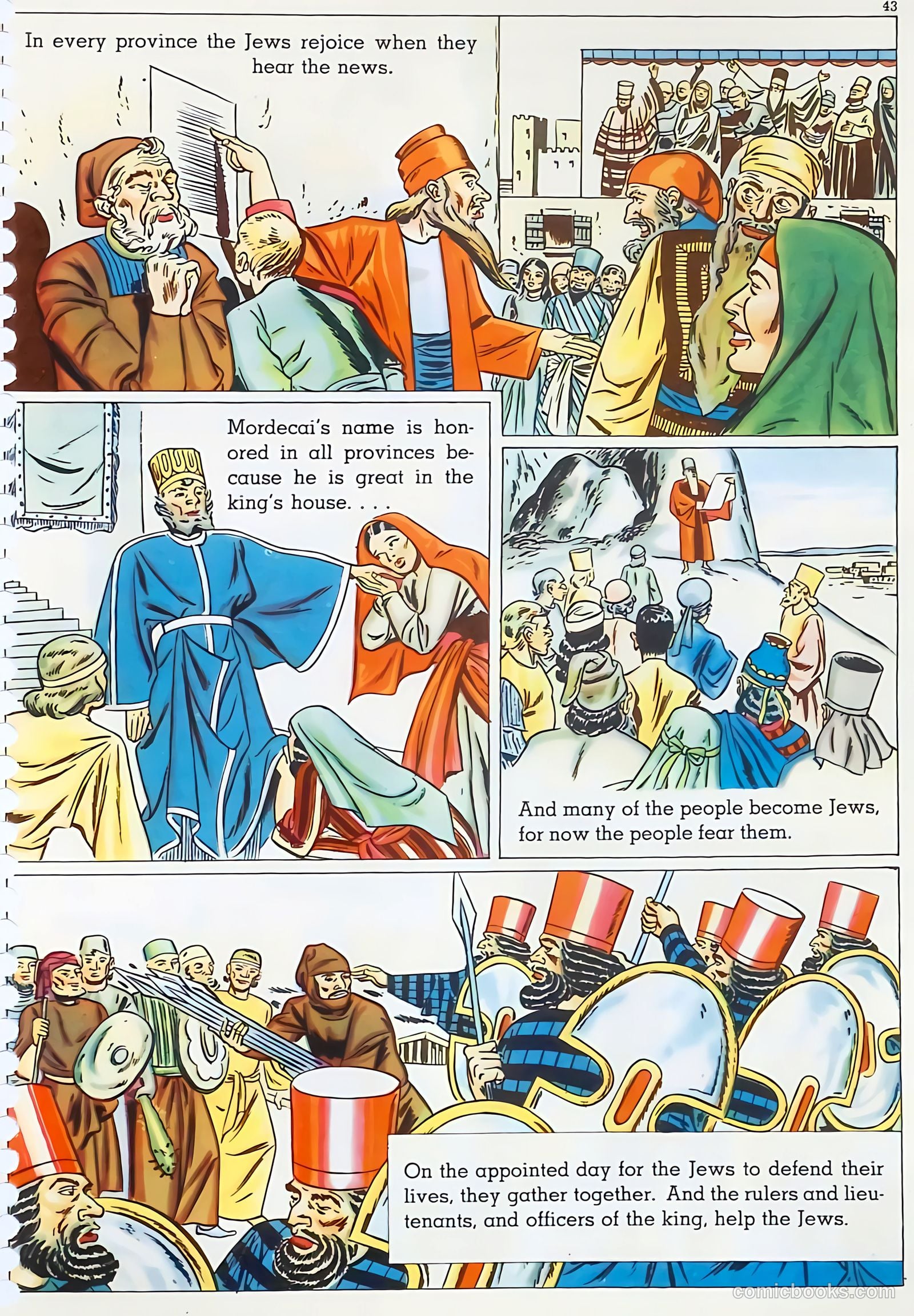 The Life of Esther Visualized #nn (1947) — page 43 of 48