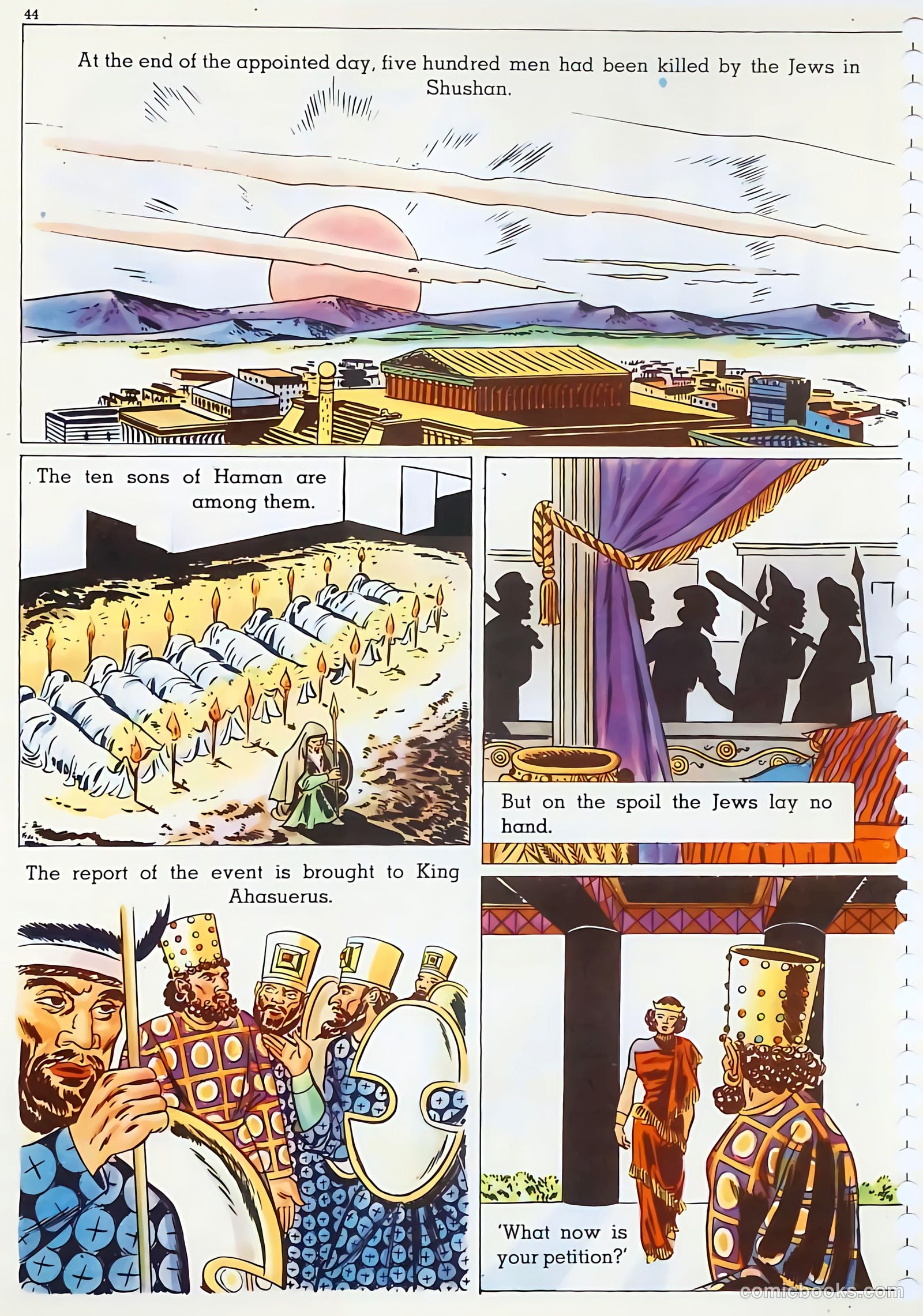 The Life of Esther Visualized #nn (1947) — page 44 of 48