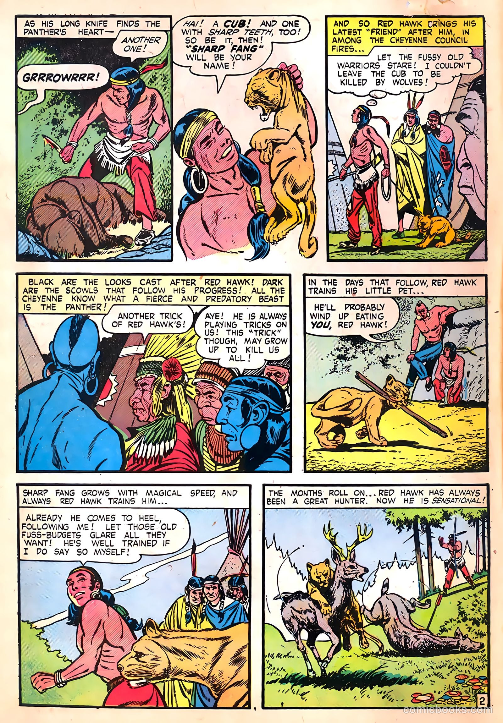 A-1 Comics 90 - Red Hawk #11 — page 4 of 36