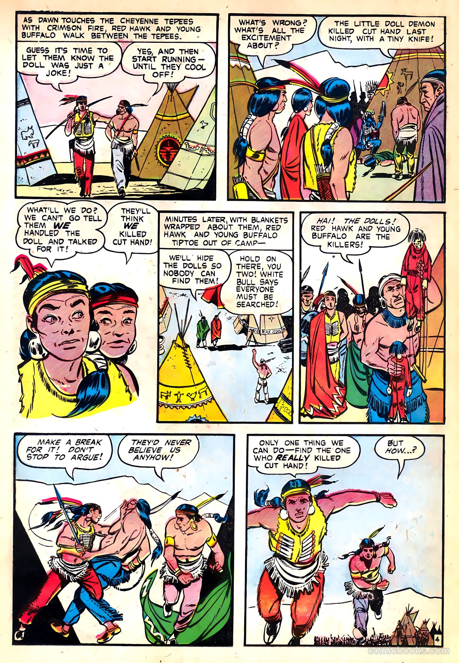 A-1 Comics 90 - Red Hawk #11 — page 22 of 36