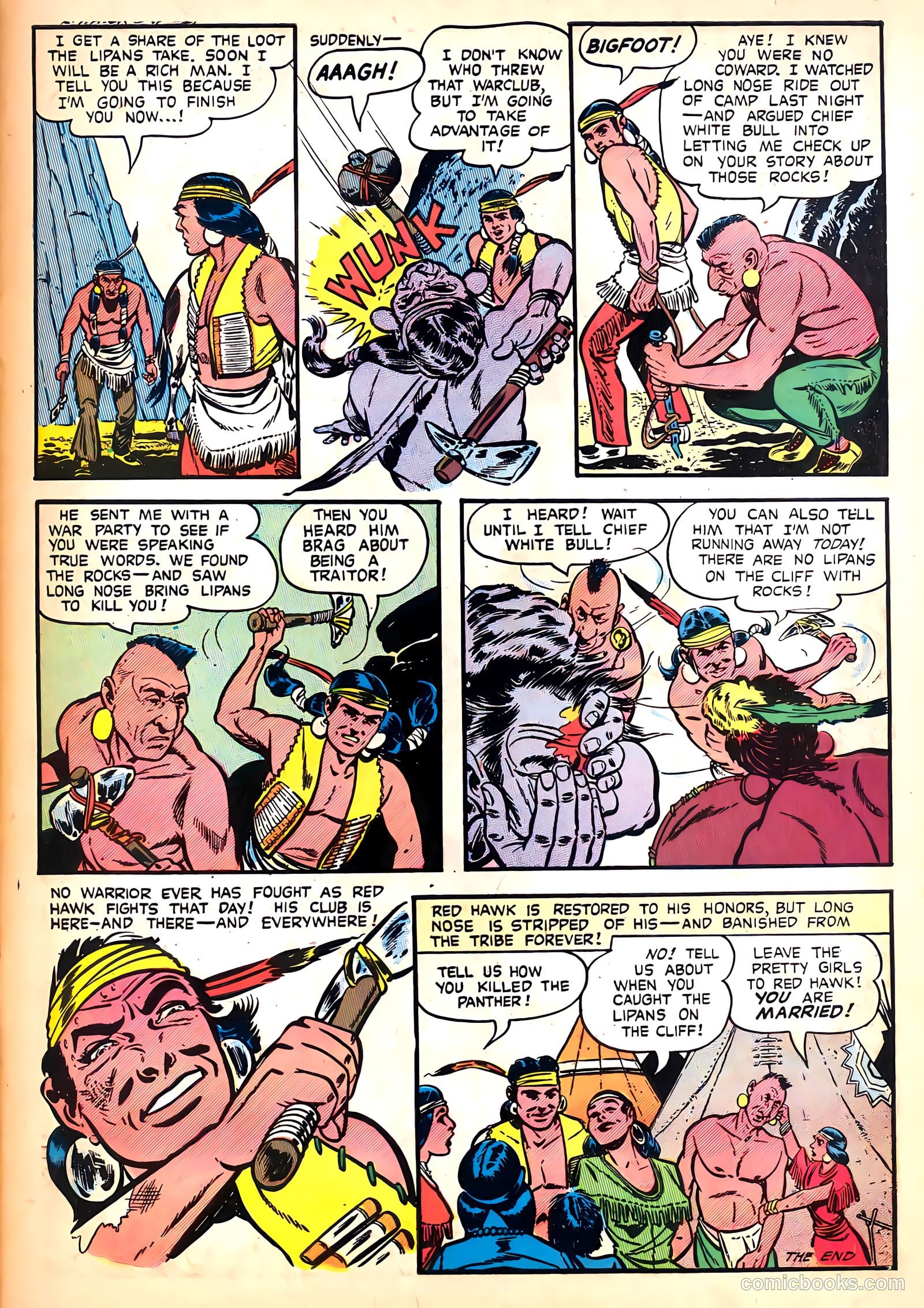 A-1 Comics 90 - Red Hawk #11 — page 33 of 36