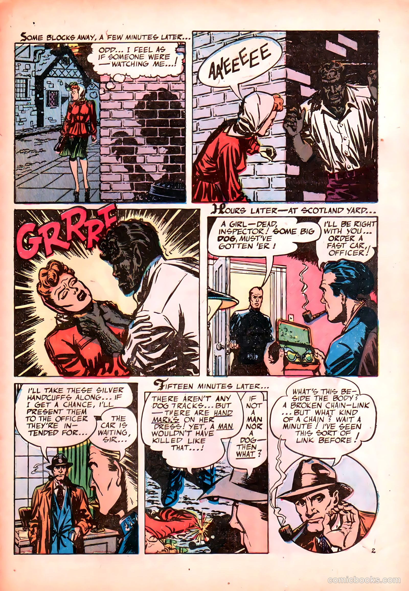A-1 Comics 121 - Scotland Yard #1 — page 23 of 36