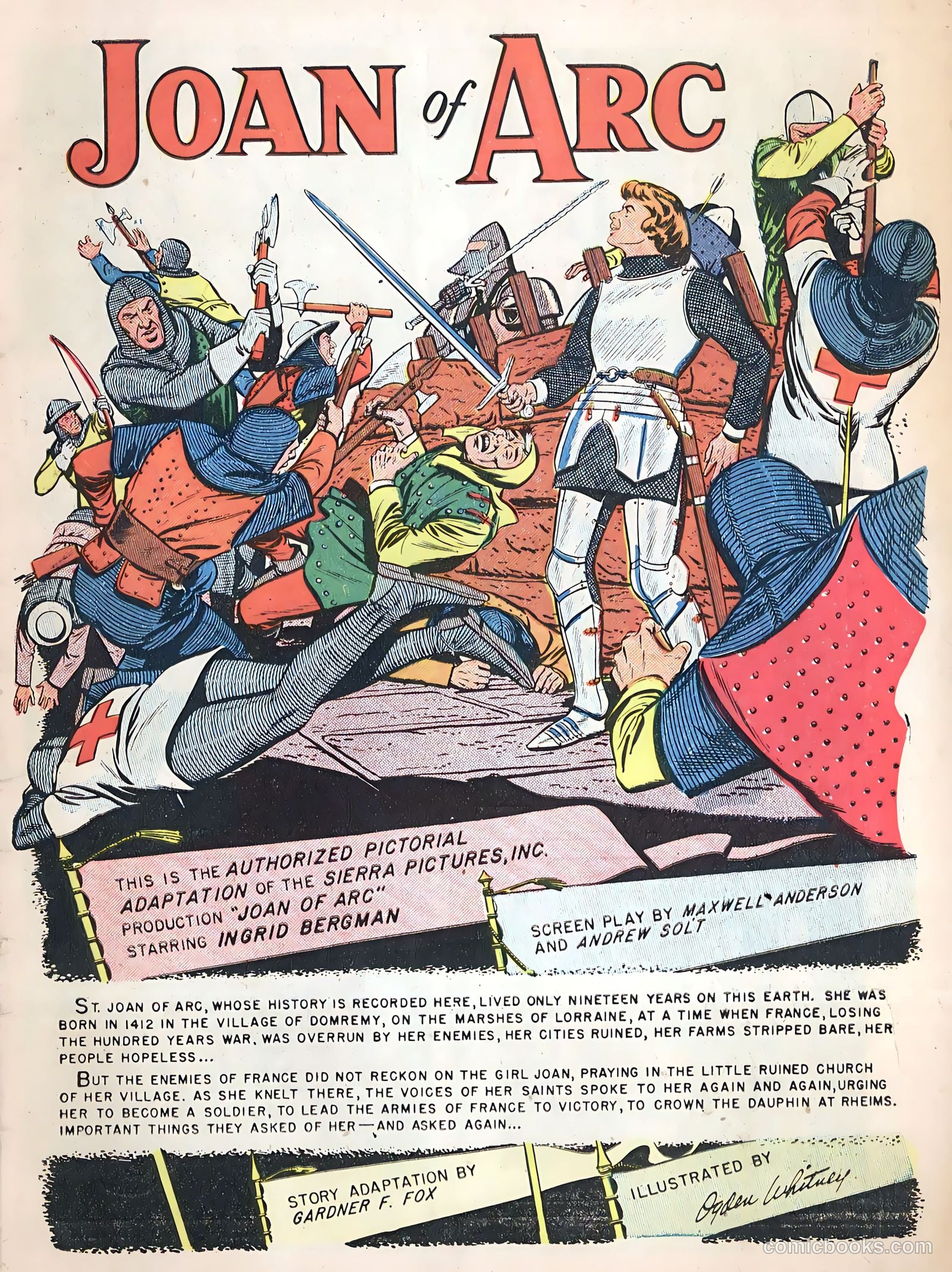 A-1 Comics 21 - Joan Of Arc nn #1 — page 3 of 36