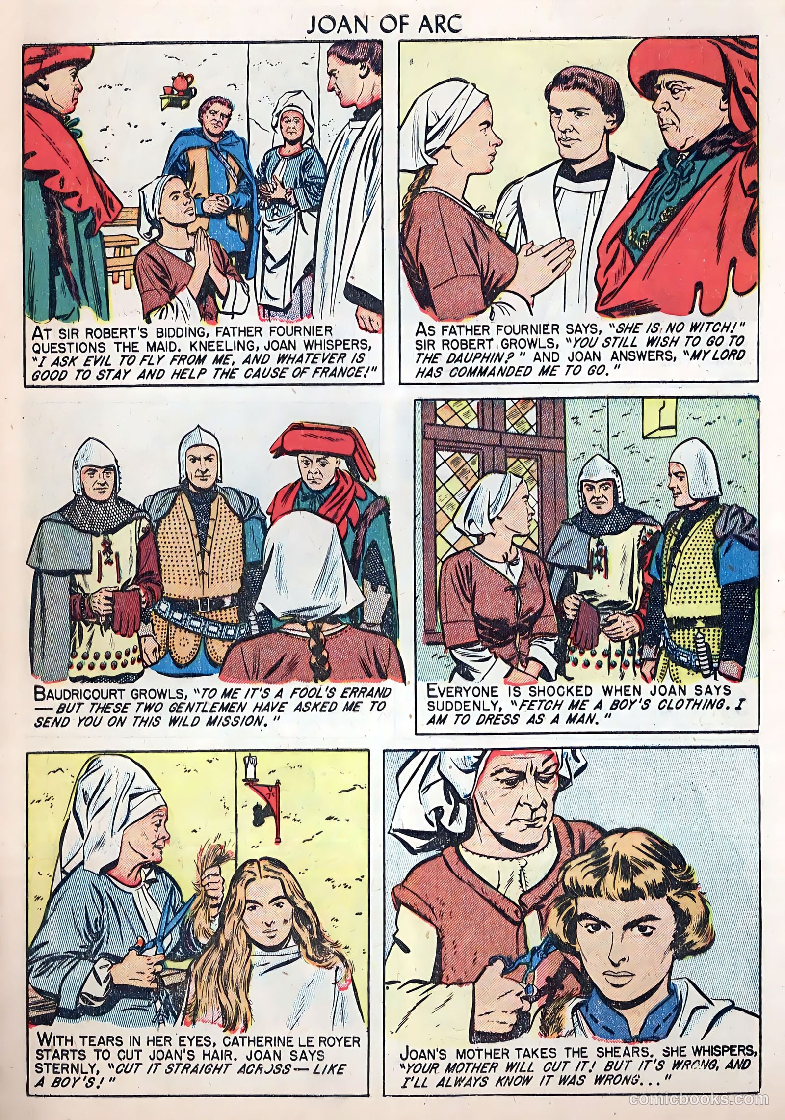 A-1 Comics 21 - Joan Of Arc nn #1 — page 9 of 36