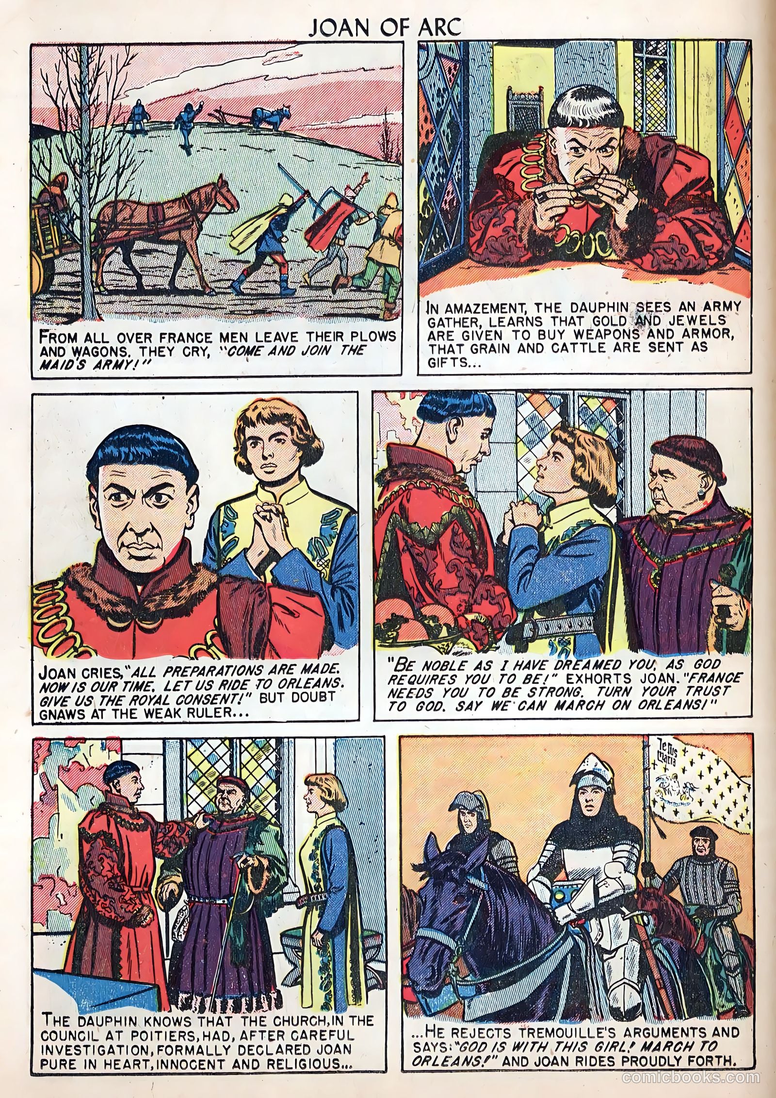 A-1 Comics 21 - Joan Of Arc nn #1 — page 12 of 36