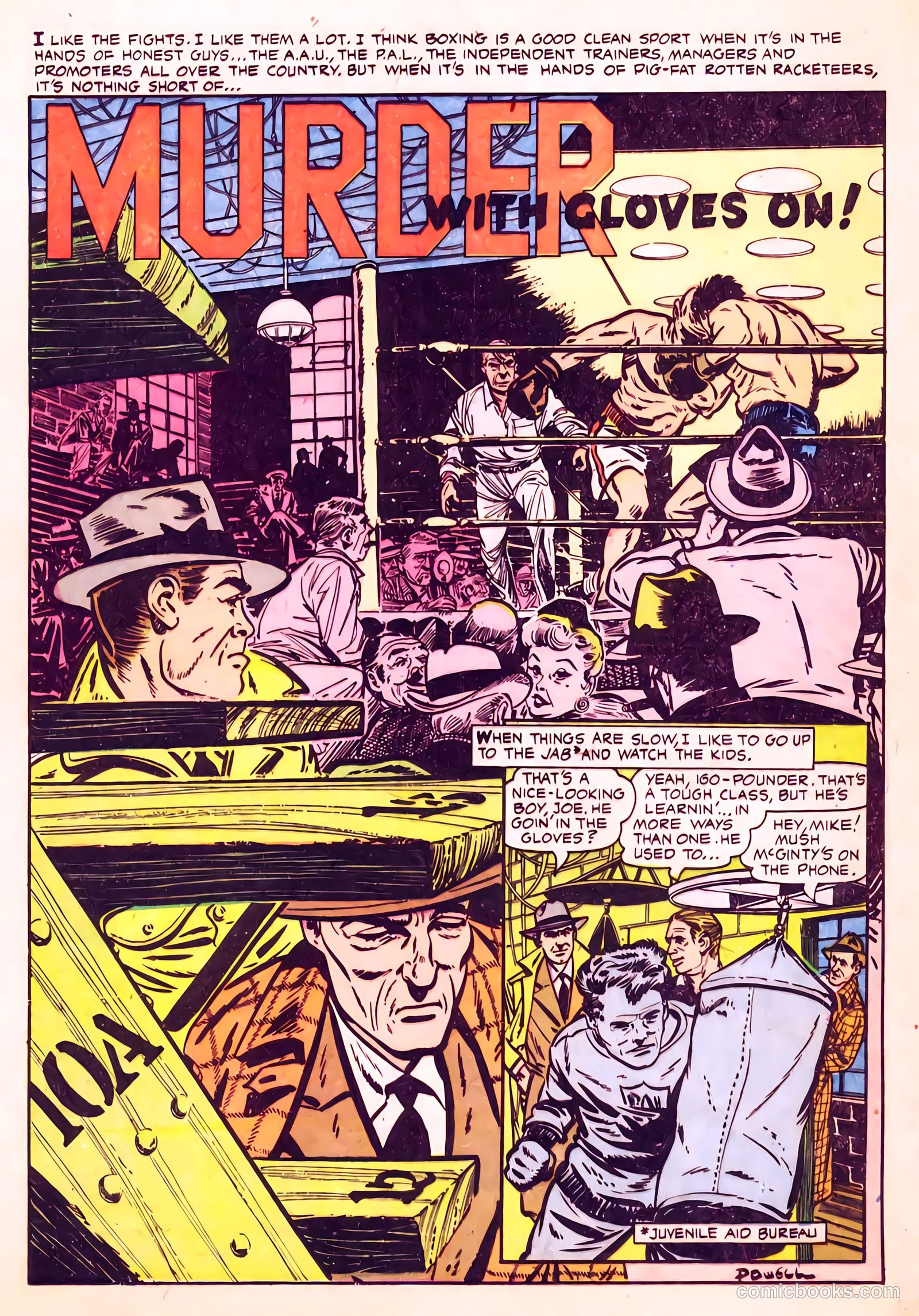 I'm a Cop #1 (1954) — page 20 of 36