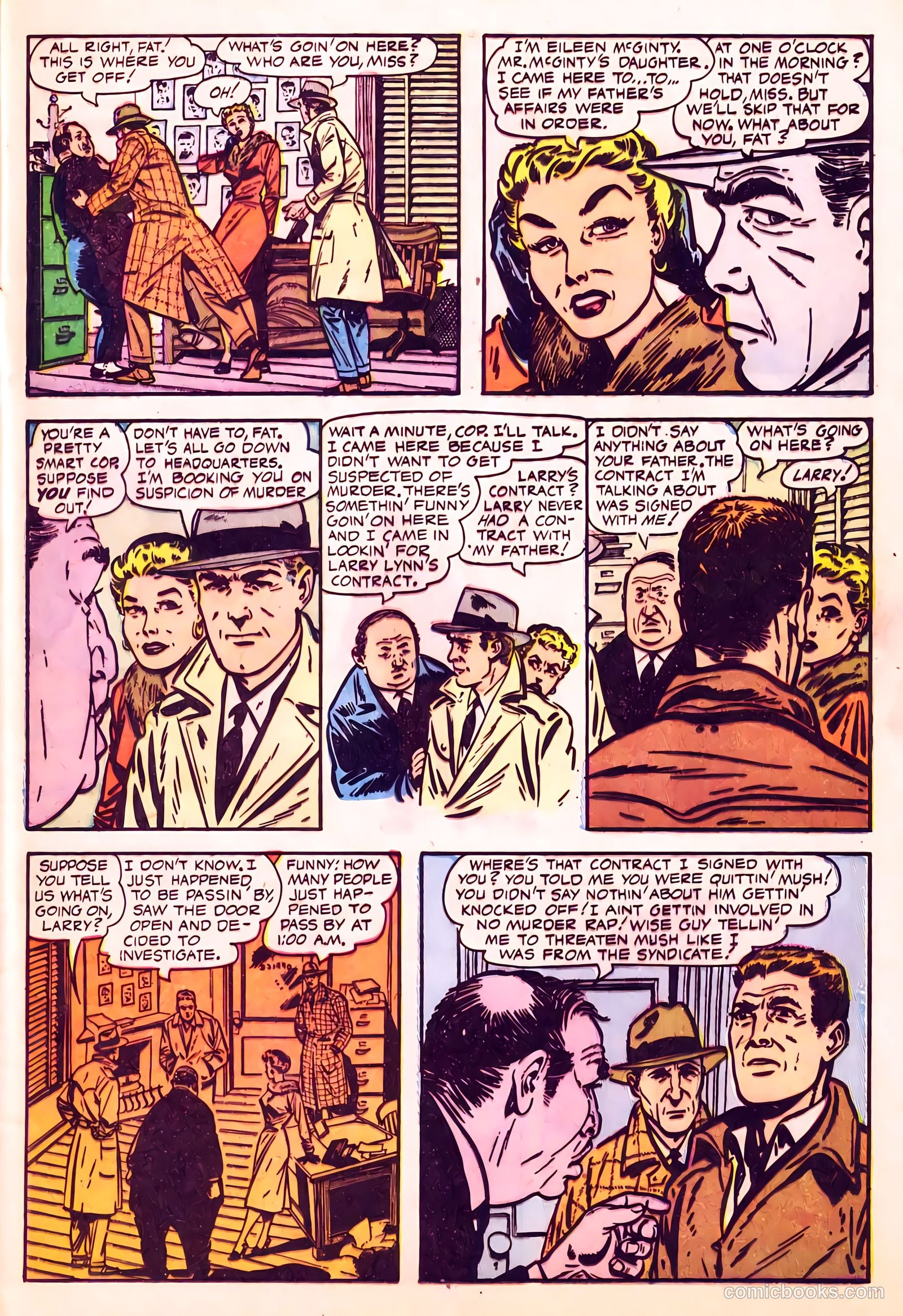 I'm a Cop #1 (1954) — page 25 of 36