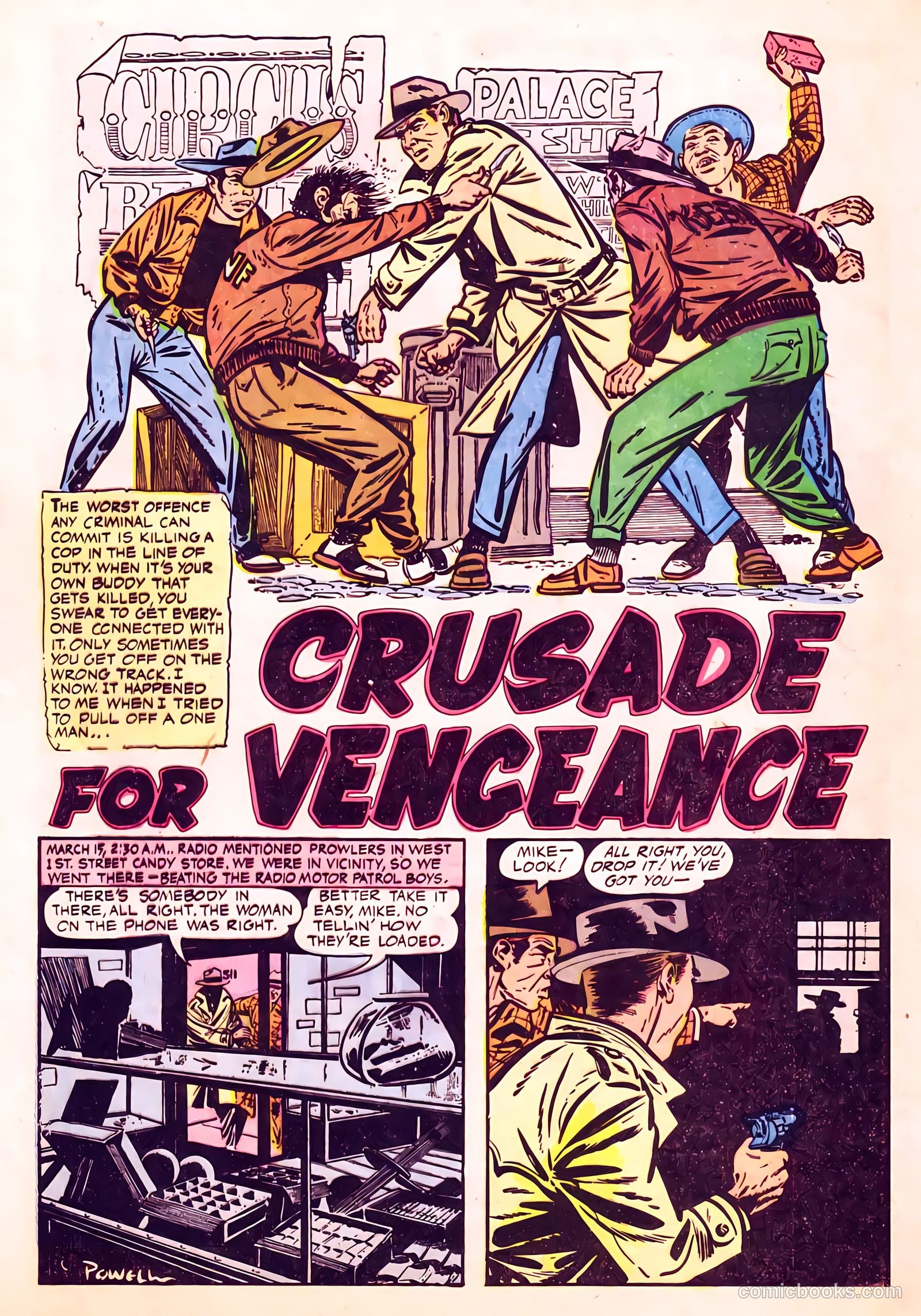 I'm a Cop #1 (1954) — page 28 of 36