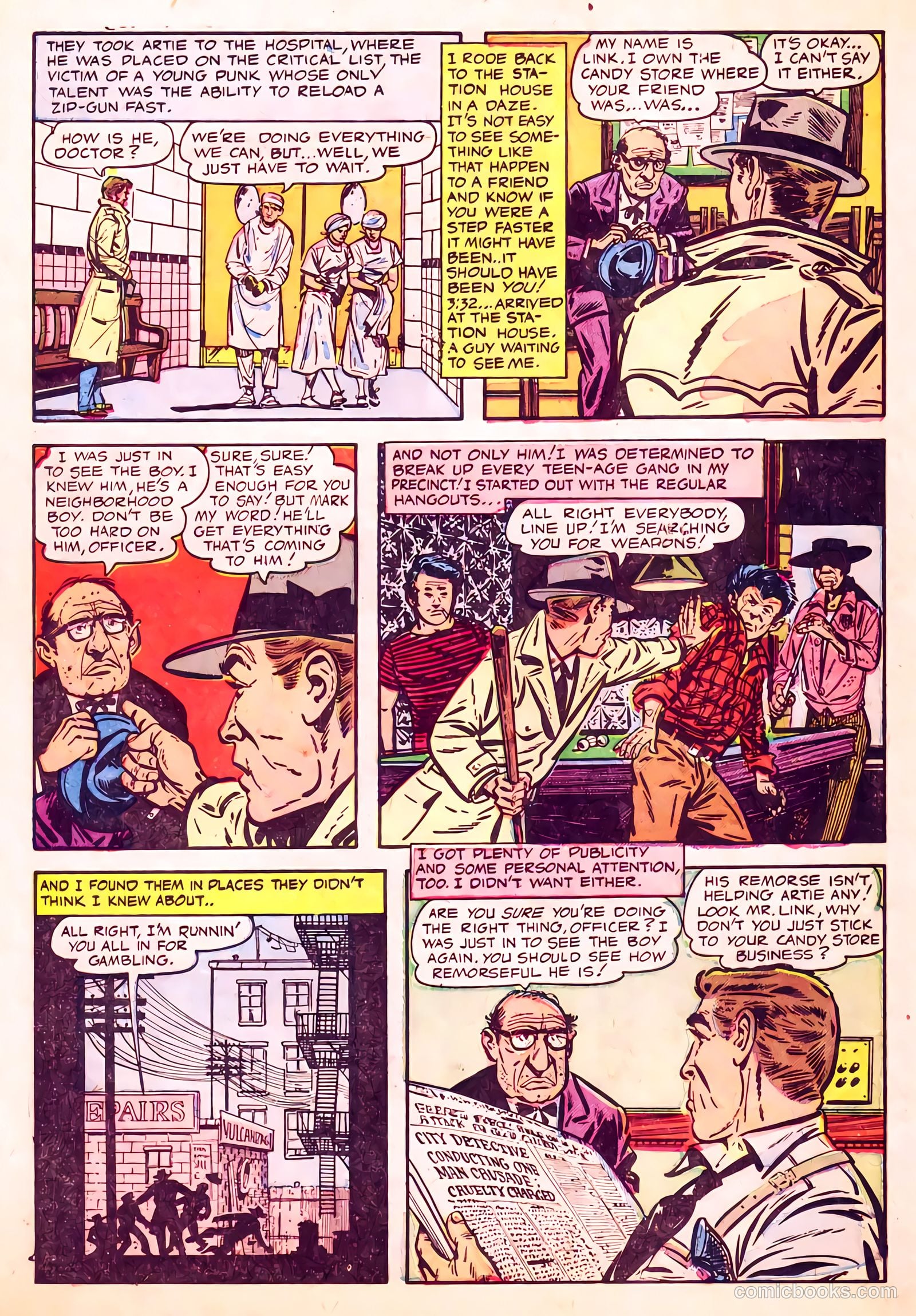 I'm a Cop #1 (1954) — page 30 of 36