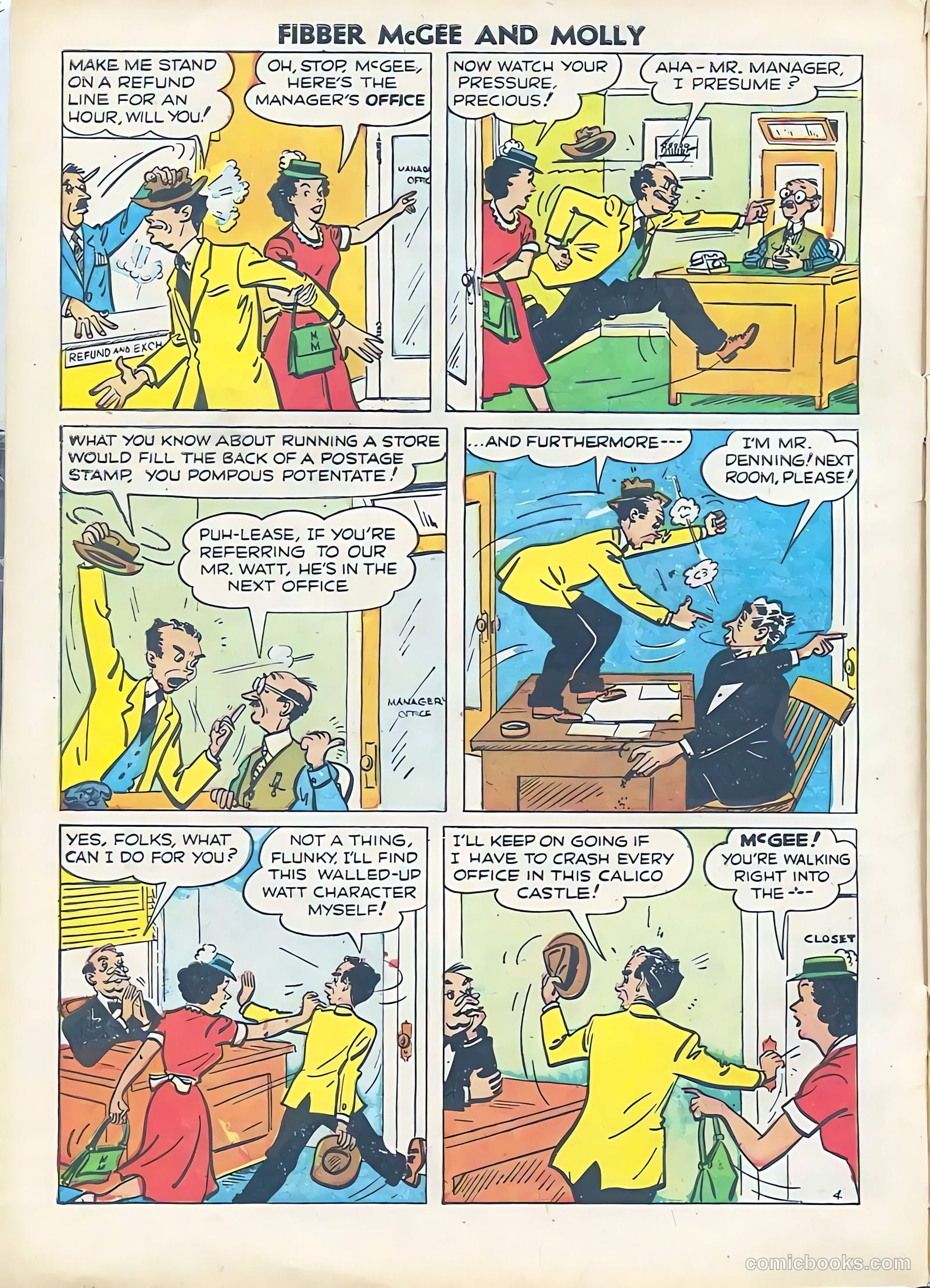 A-1 Comics 25 - Fibber McGee #1 — page 6 of 34