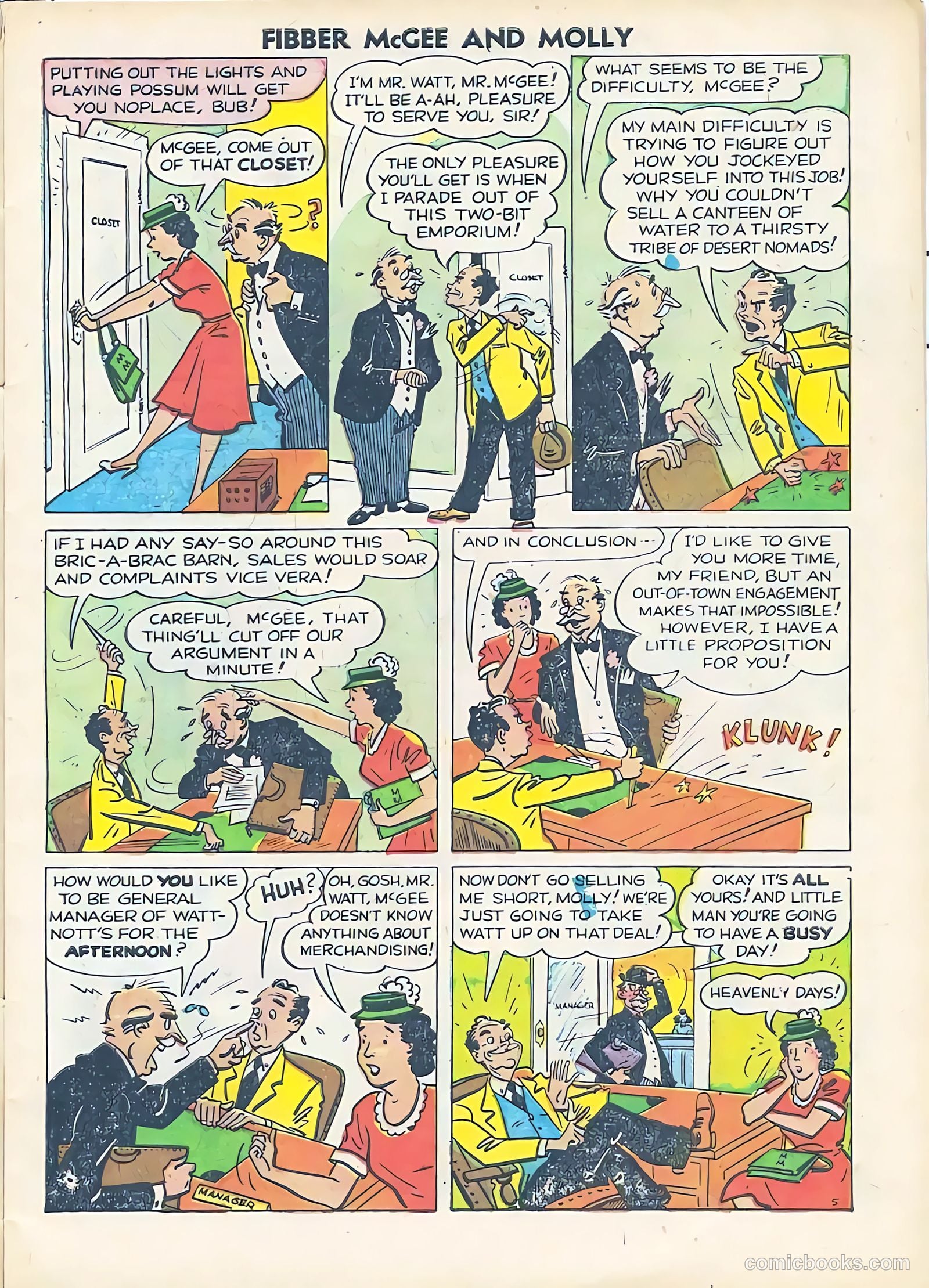 A-1 Comics 25 - Fibber McGee #1 — page 7 of 34