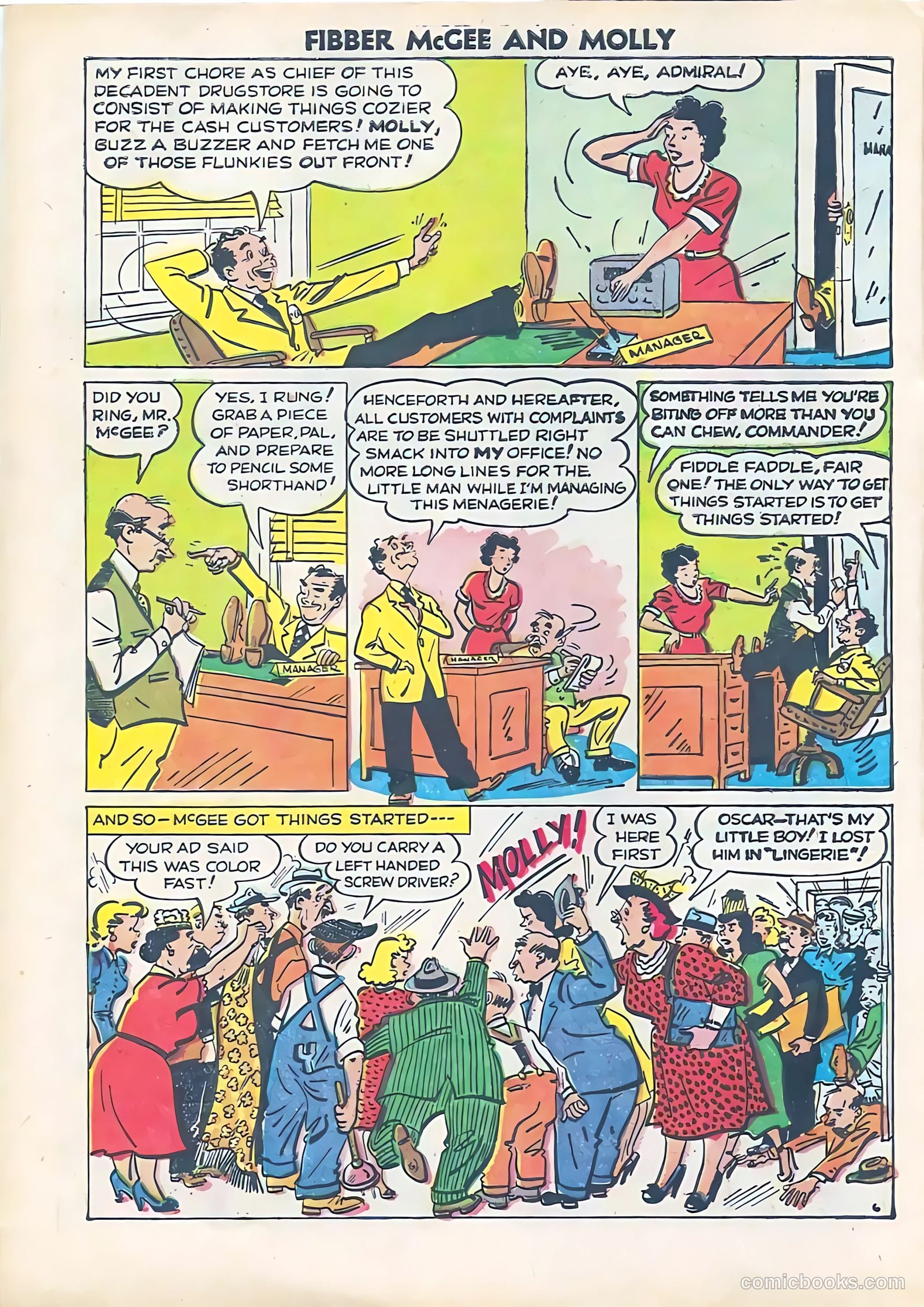 A-1 Comics 25 - Fibber McGee #1 — page 8 of 34