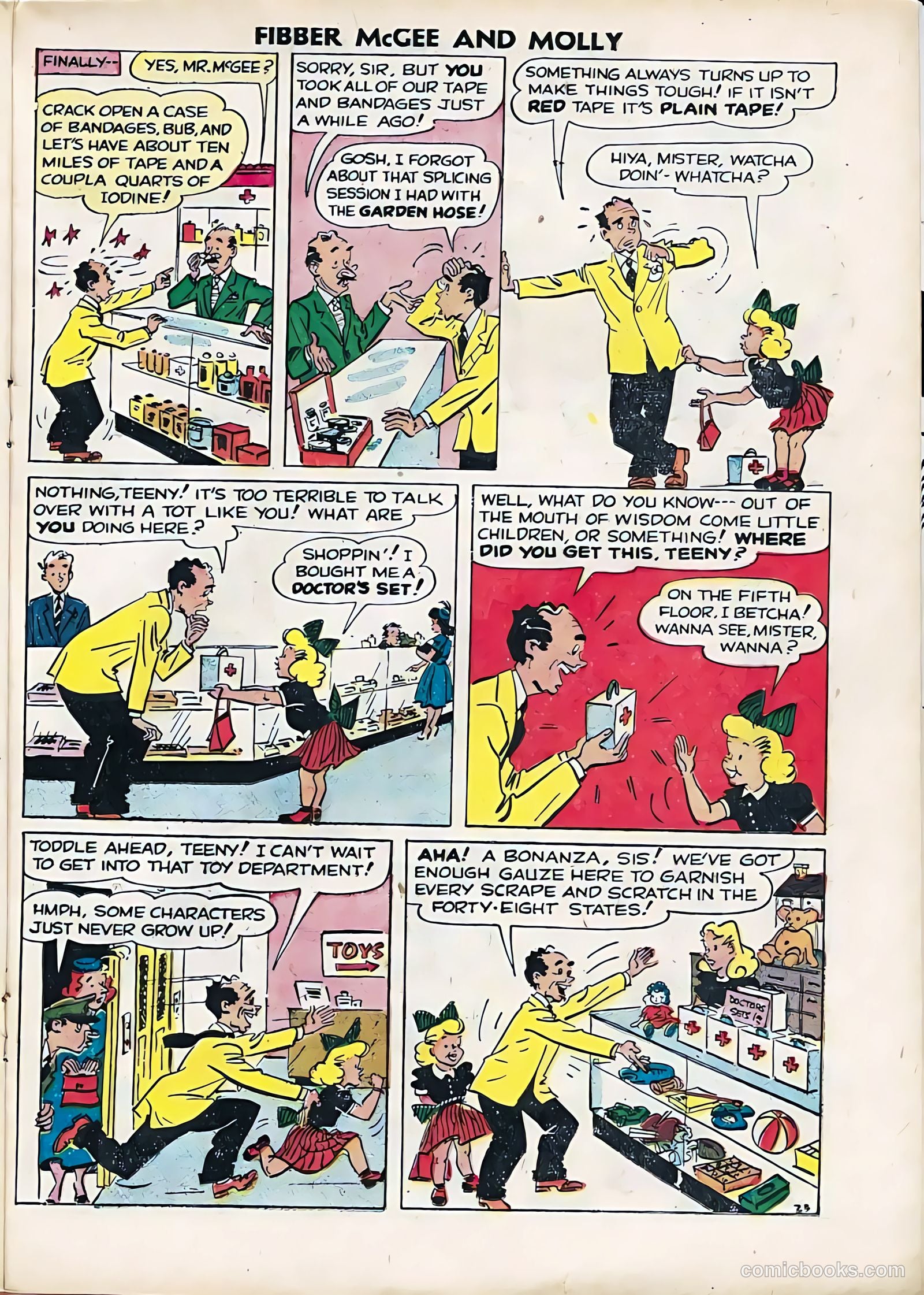 A-1 Comics 25 - Fibber McGee #1 — page 25 of 34
