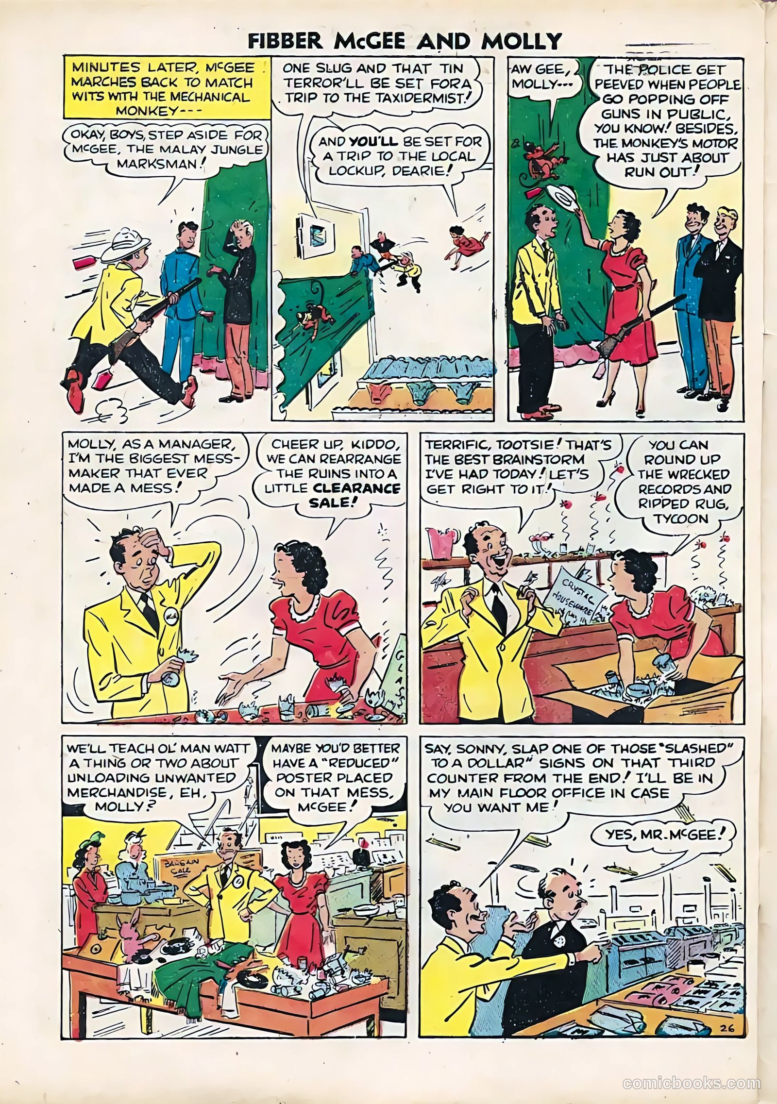 A-1 Comics 25 - Fibber McGee #1 — page 28 of 34