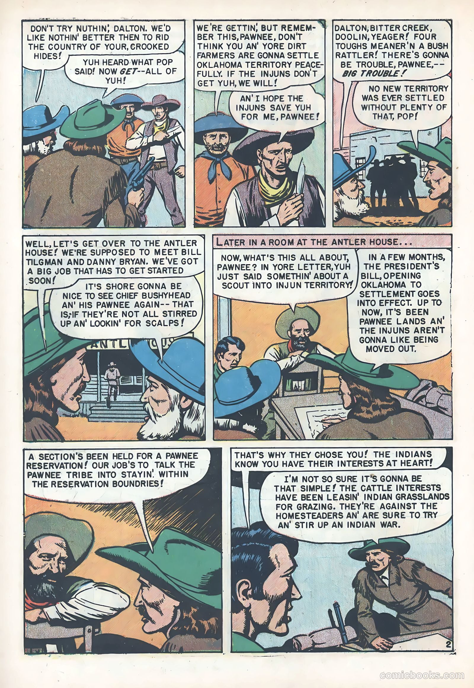 White Chief of the Pawnee Indians #1 (1951) — page 4 of 36