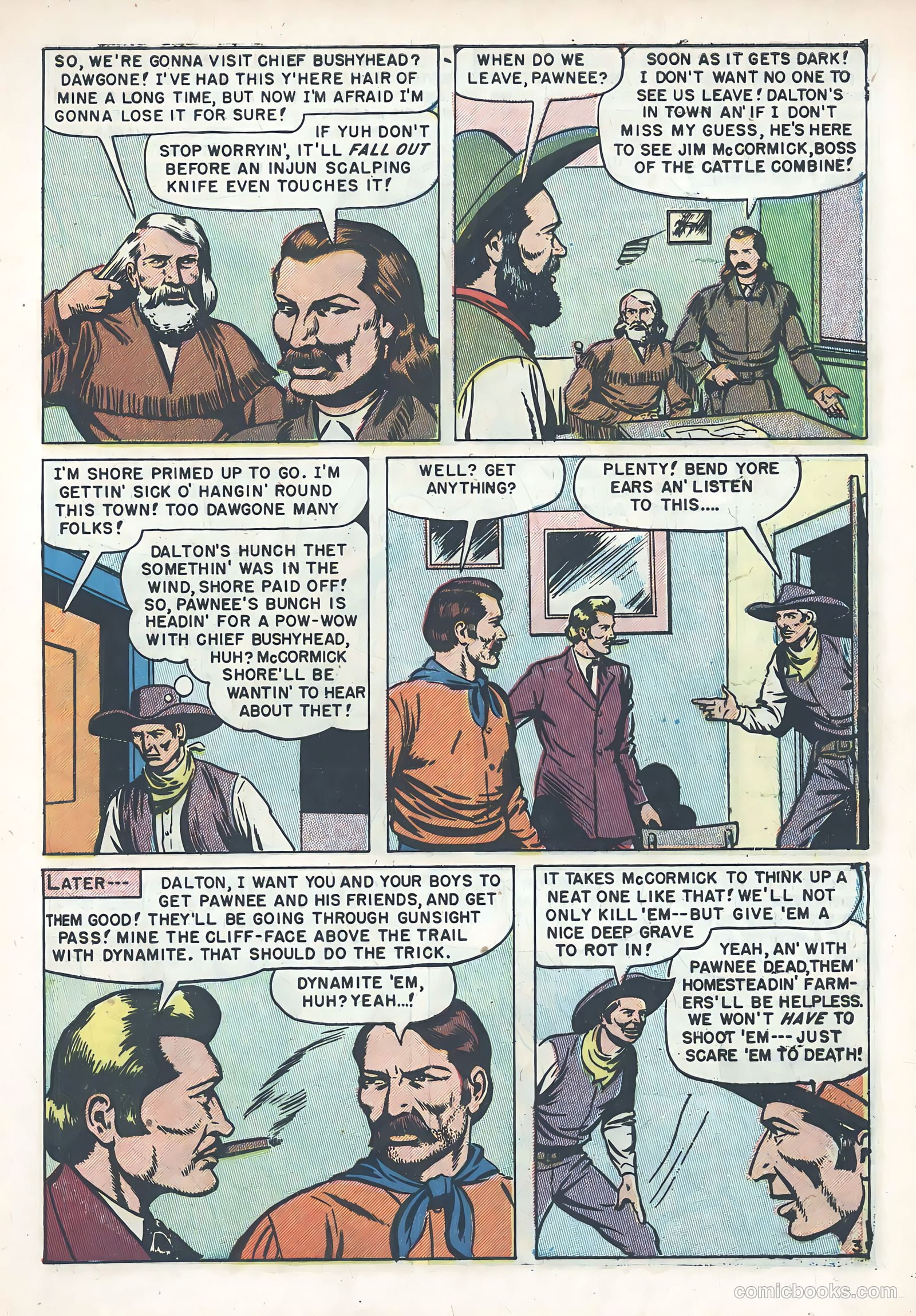 White Chief of the Pawnee Indians #1 (1951) — page 5 of 36