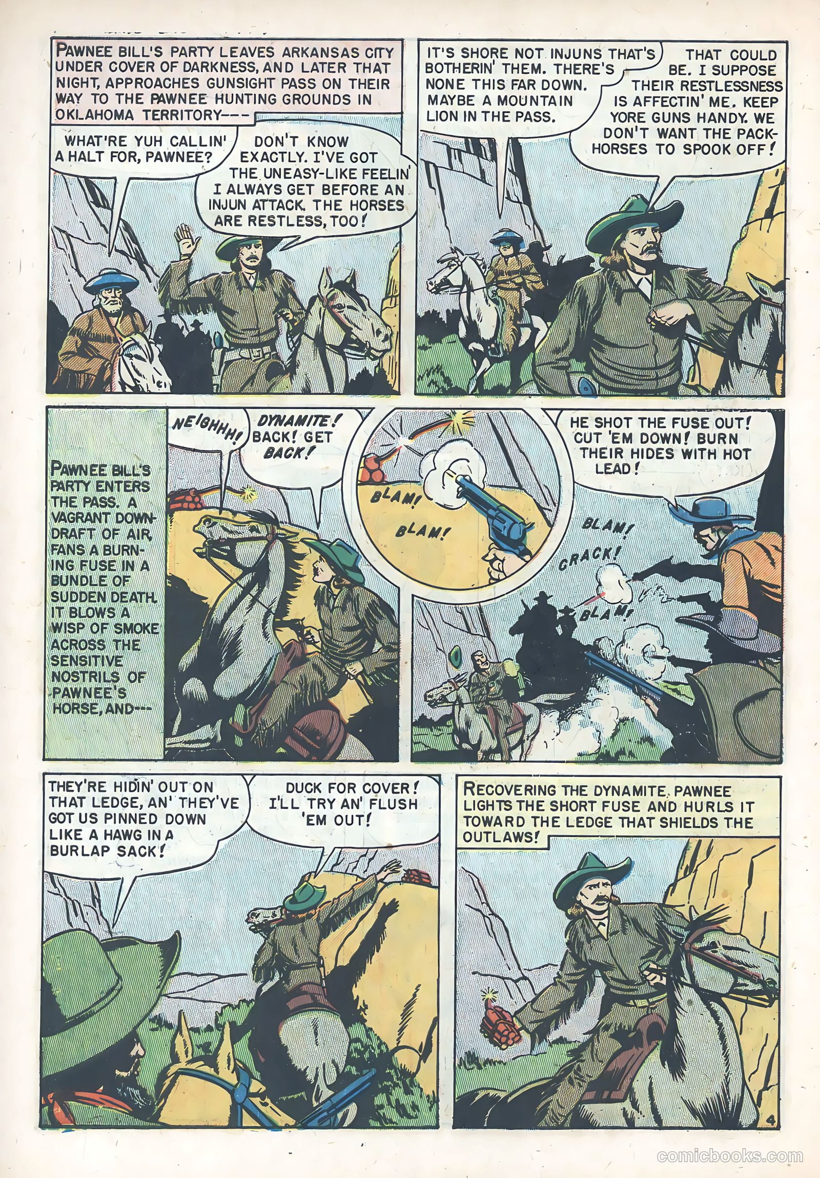 White Chief of the Pawnee Indians #1 (1951) — page 6 of 36