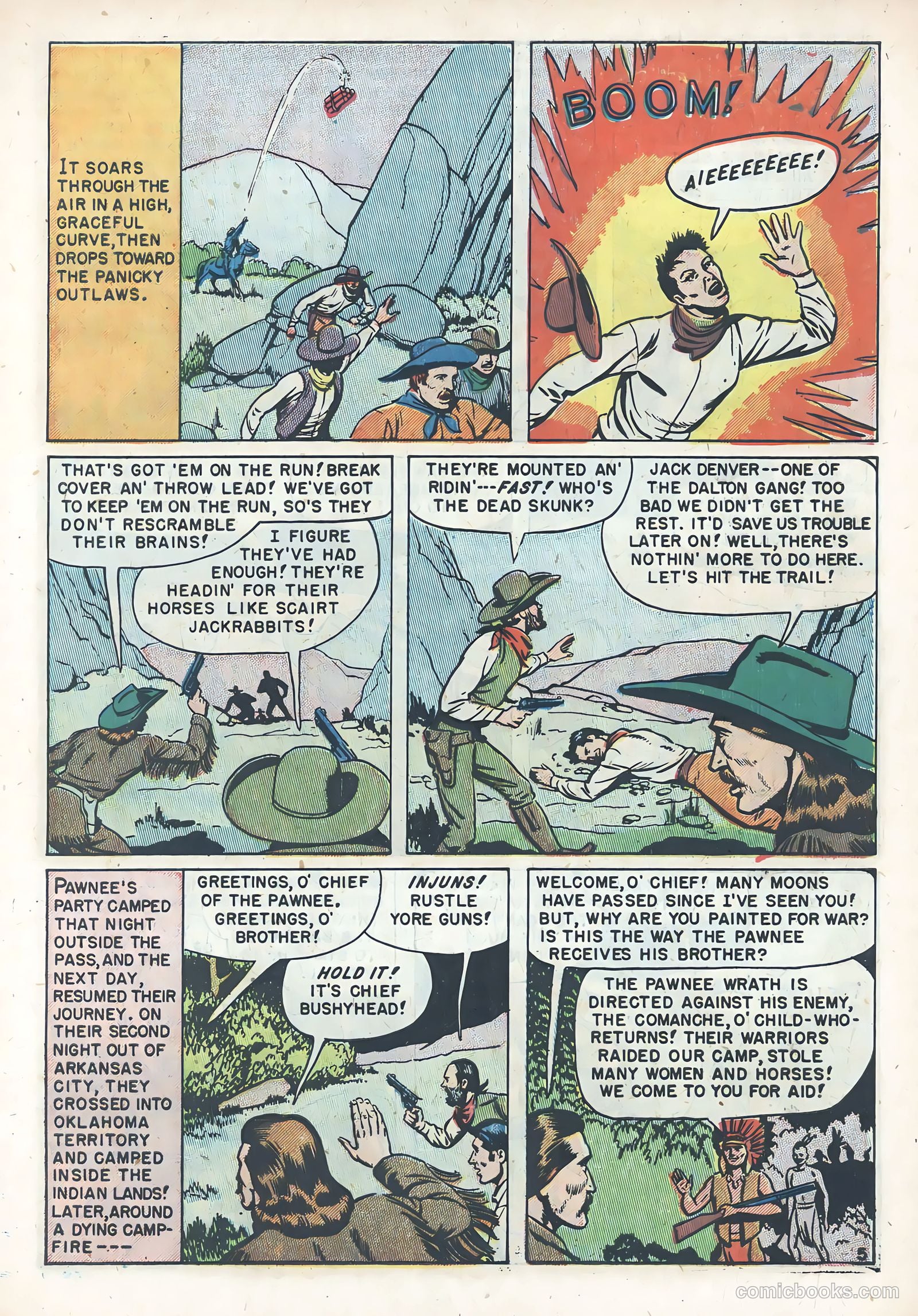 White Chief of the Pawnee Indians #1 (1951) — page 7 of 36
