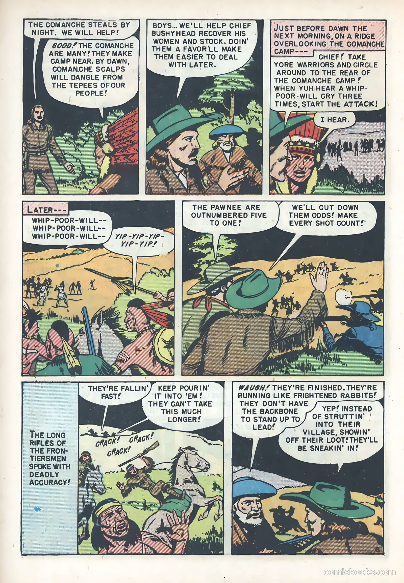 White Chief of the Pawnee Indians #1 (1951) — page 8 of 36
