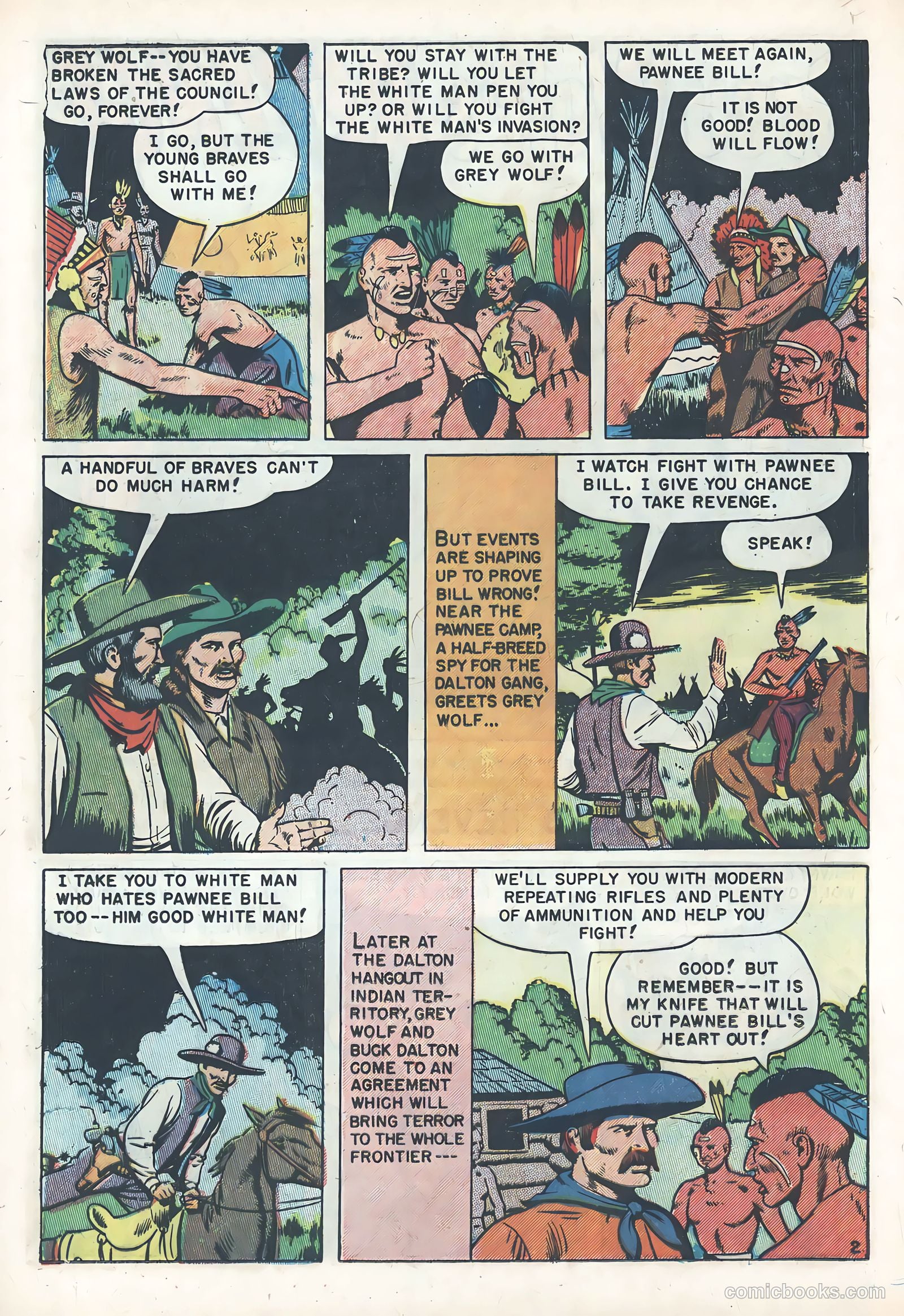 White Chief of the Pawnee Indians #1 (1951) — page 12 of 36