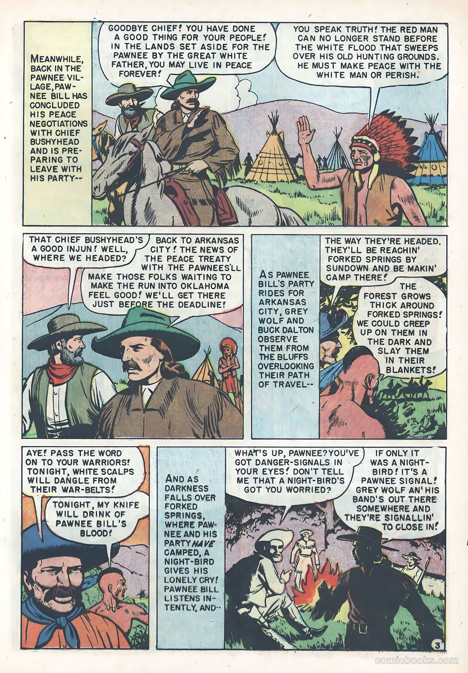 White Chief of the Pawnee Indians #1 (1951) — page 13 of 36